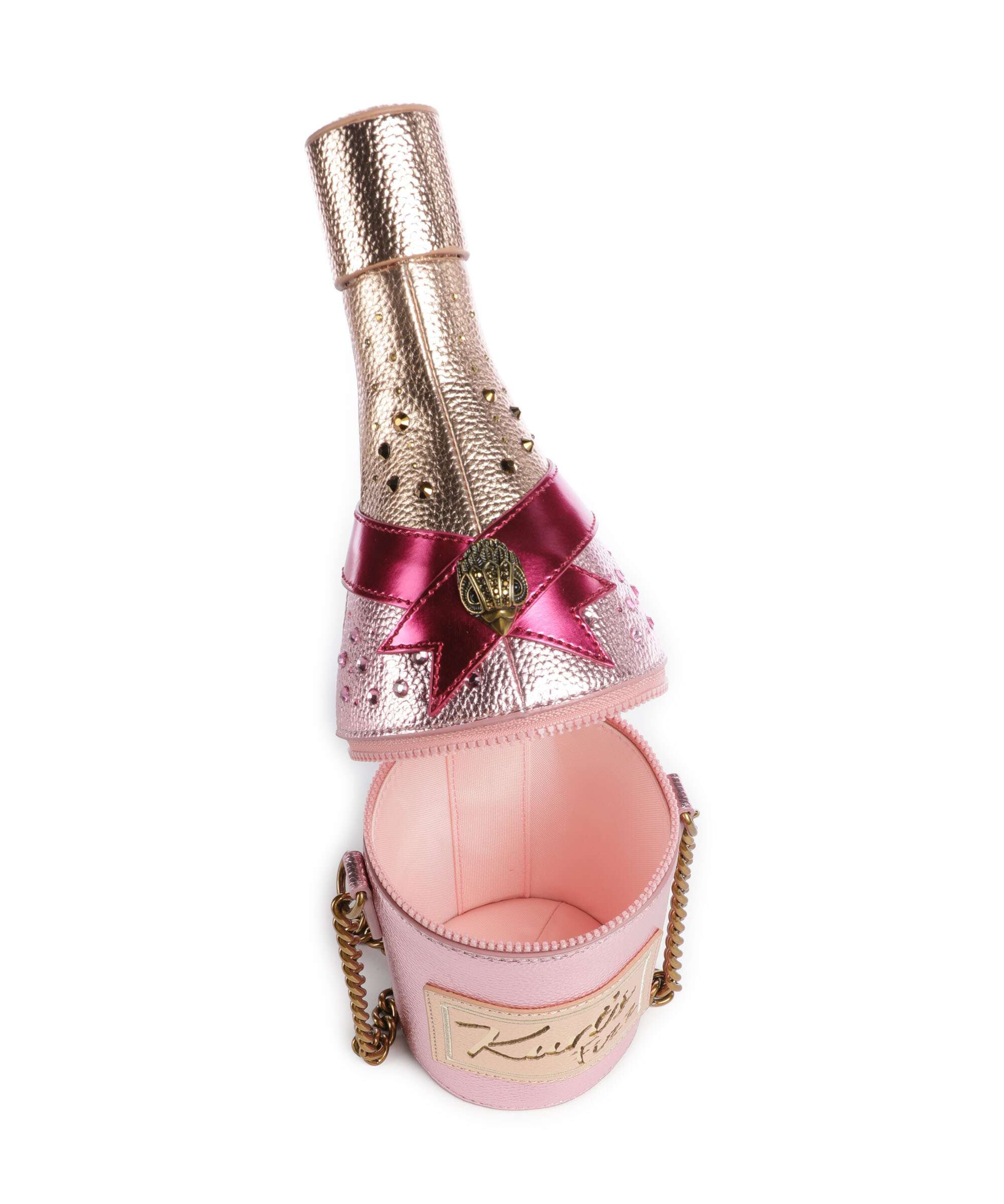 Kurt Geiger Champagne Bottle Crossbody tas pink - Image 6