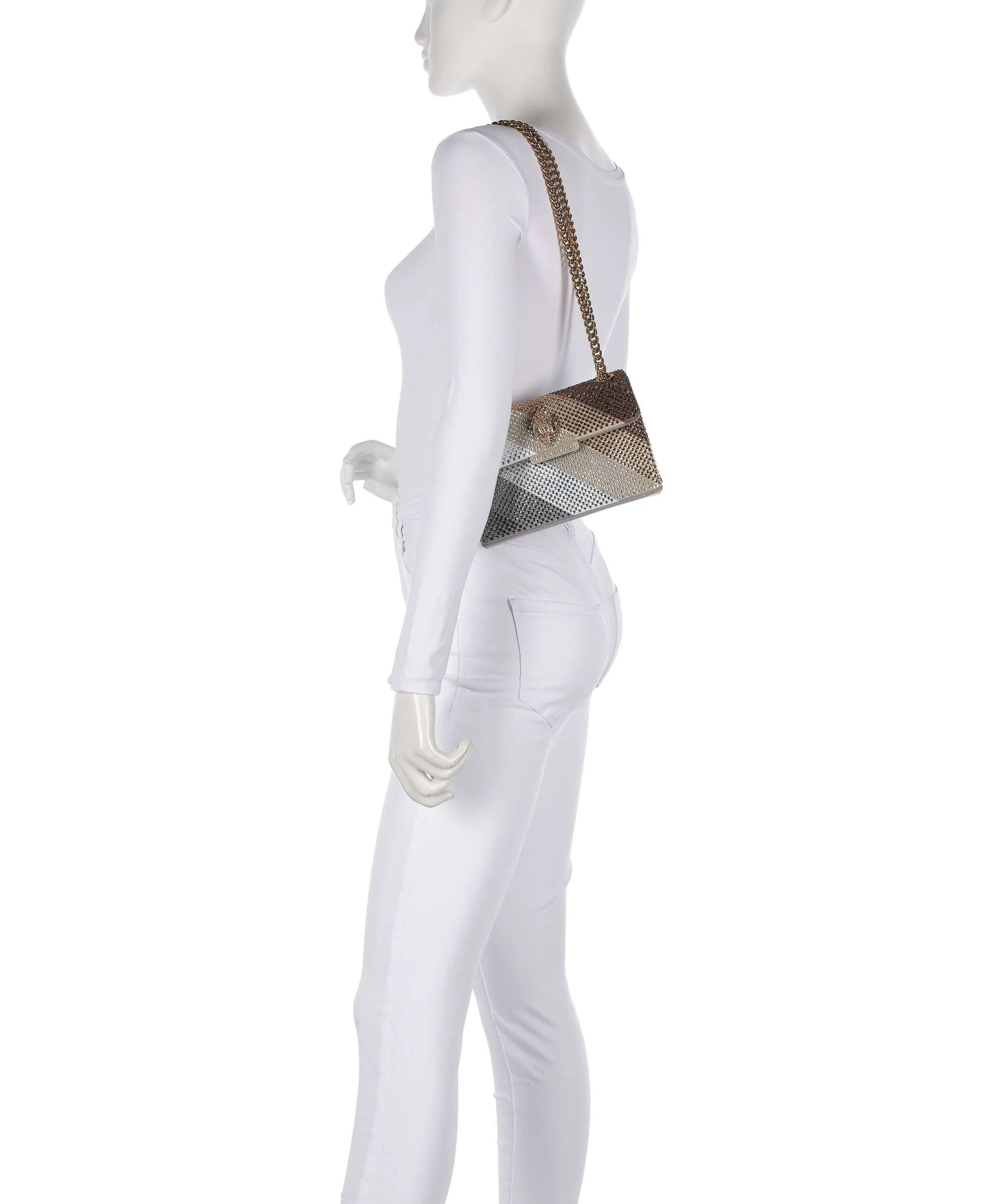 Kurt Geiger Kensington Mini Schoudertas metal combination - Image 3