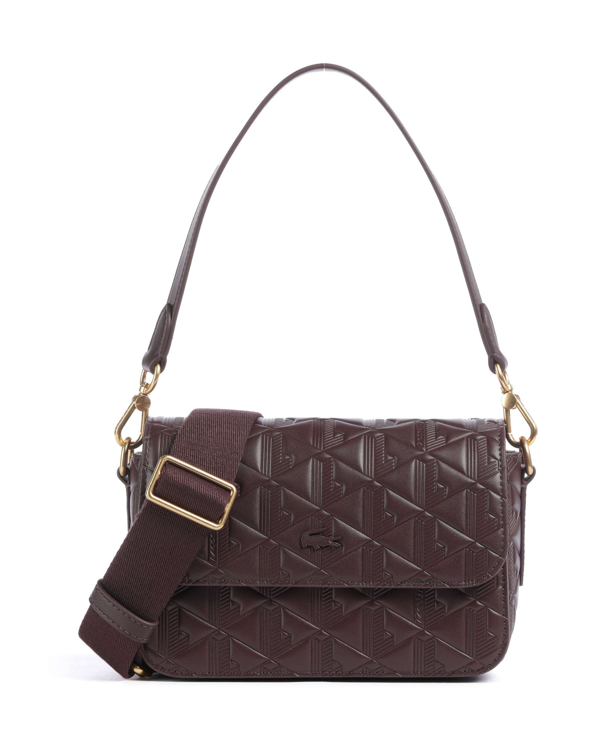 Lacoste Maheki Schoudertas fudge