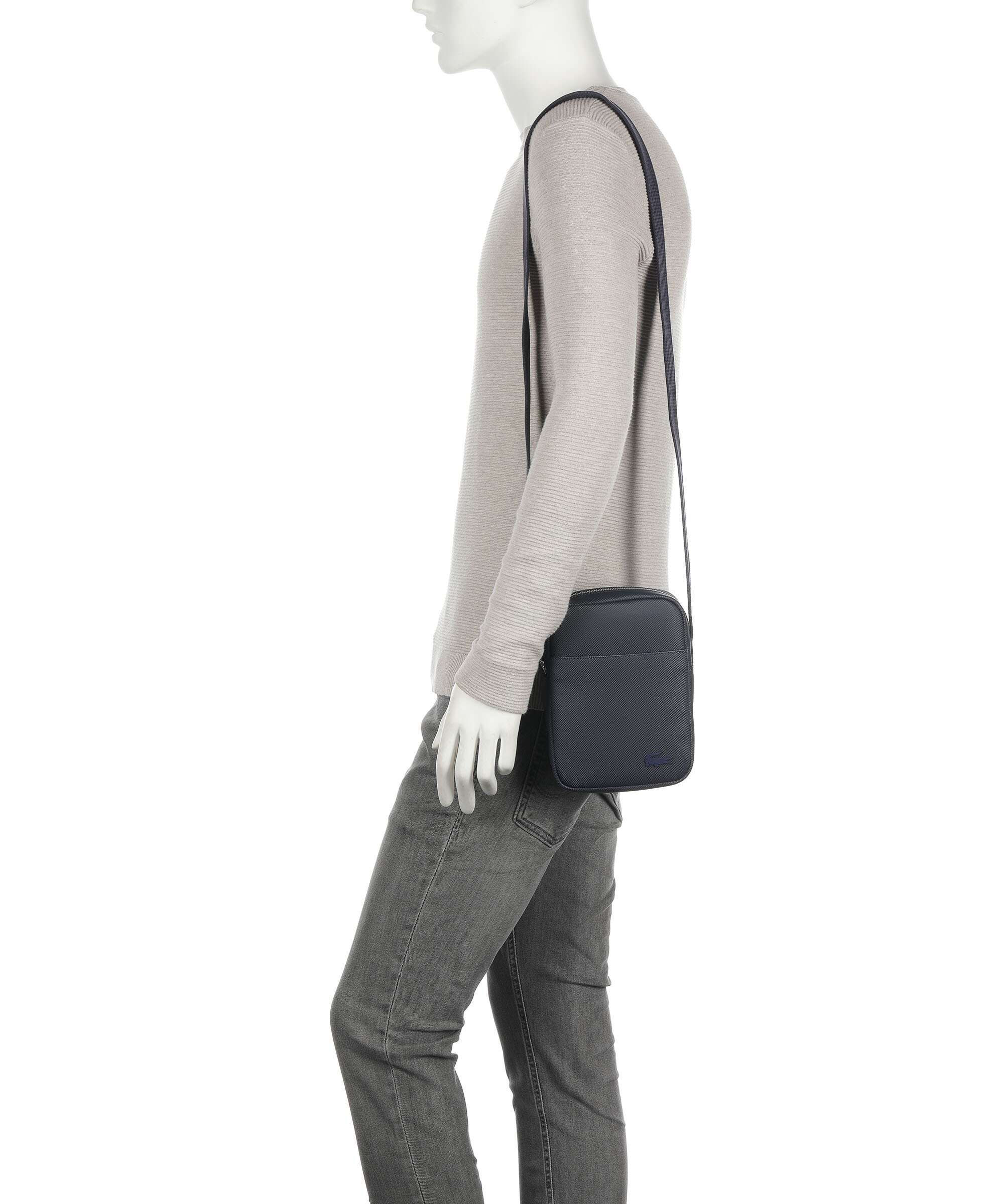 Lacoste Mens Classic Crossbody tas marine - Image 3