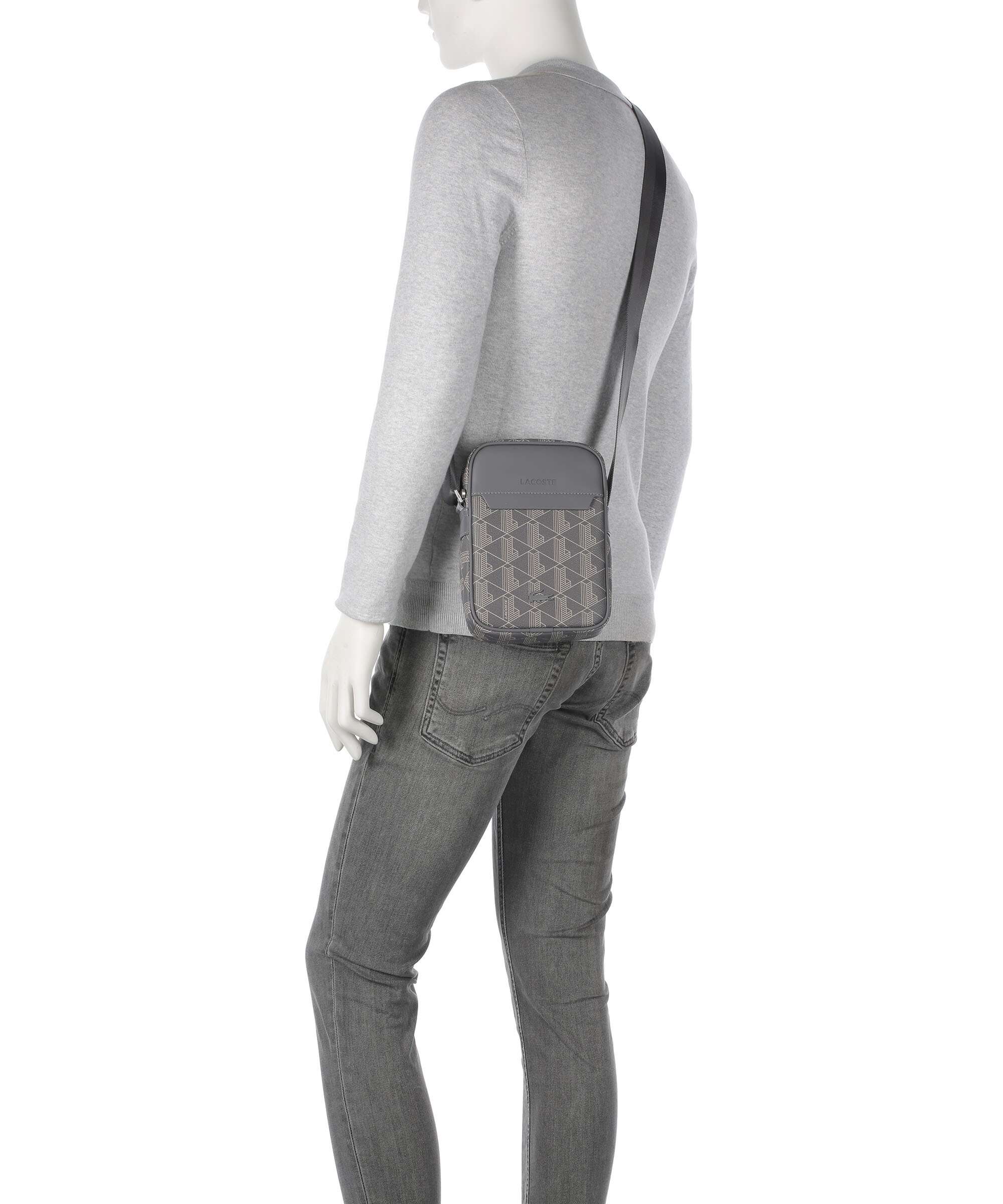 Lacoste The Blend Crossbody tas mono castlerock/string - Image 3