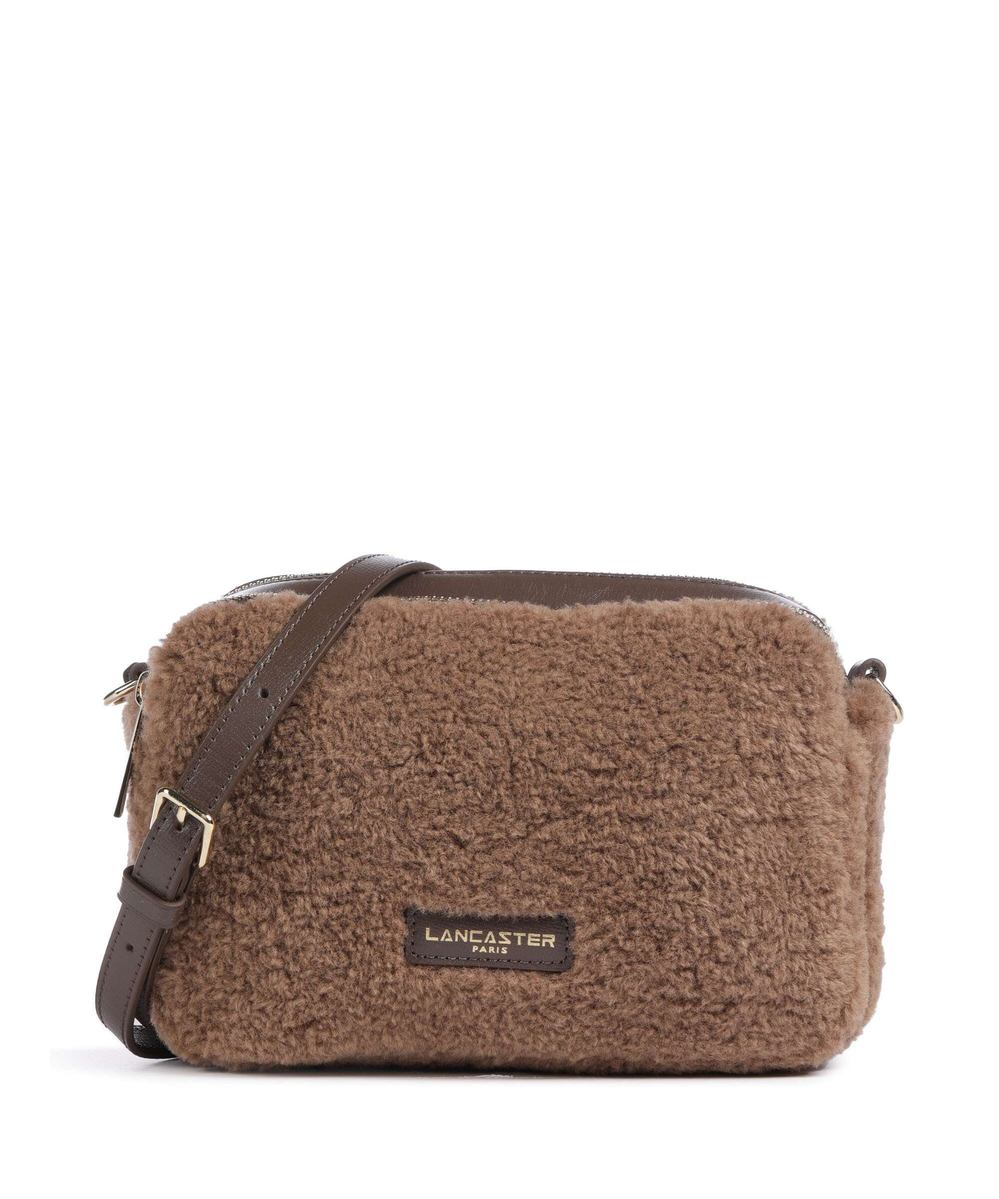 Lancaster Actual Moumoute Crossbody tas taupe