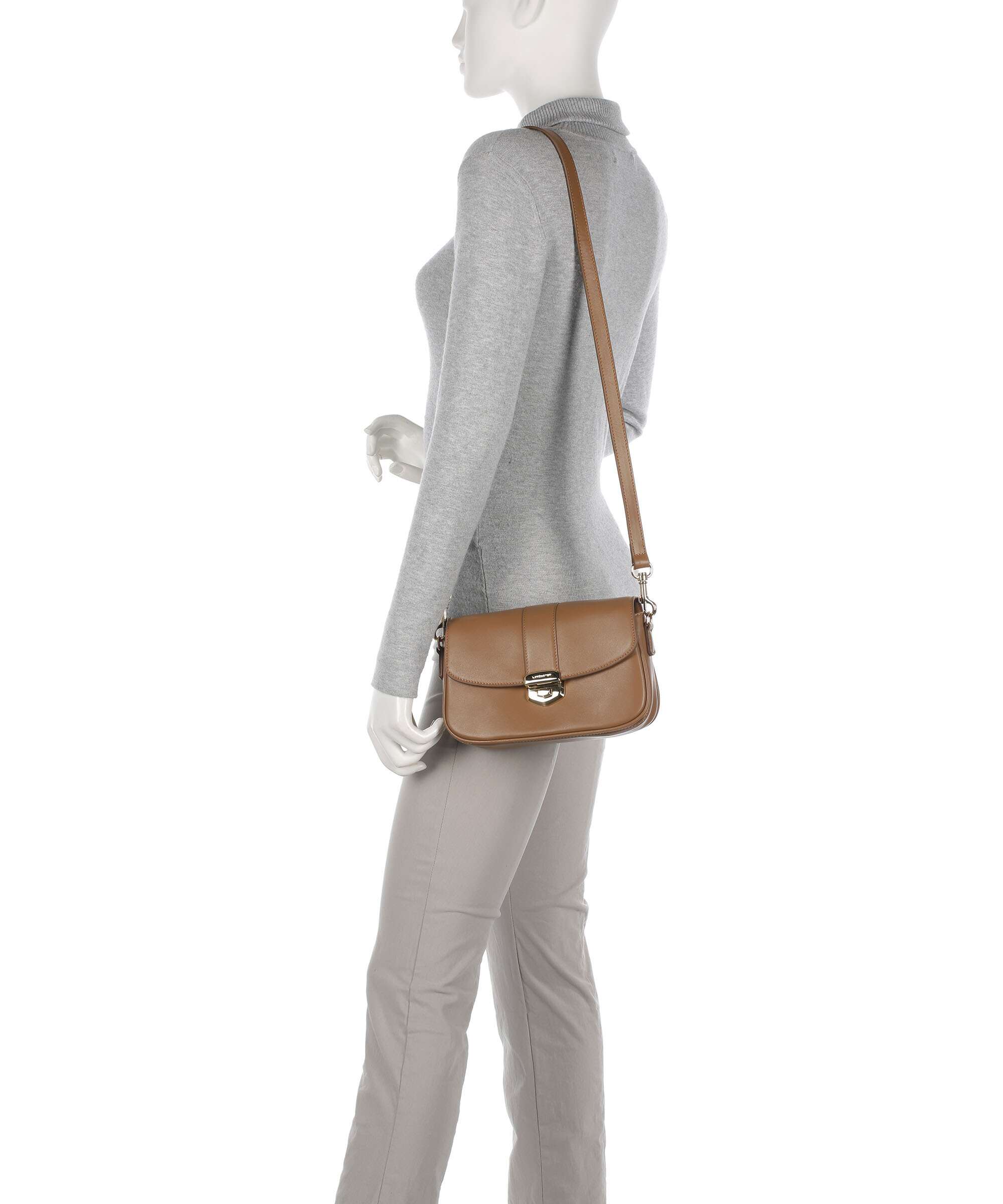 Lancaster Donna Fia Crossbody tas vison - Image 3