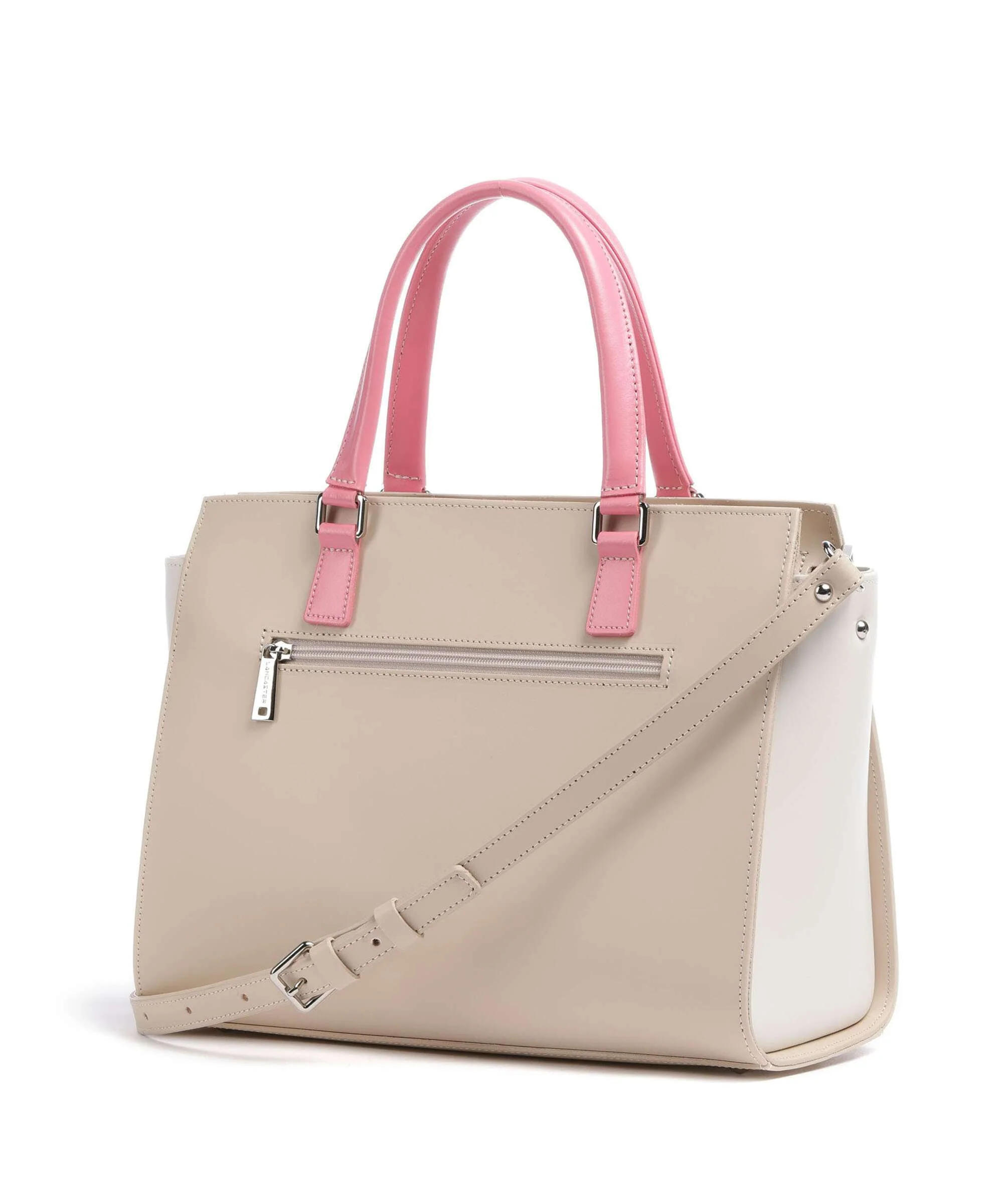 Lancaster Smooth Handtas beige - Image 2