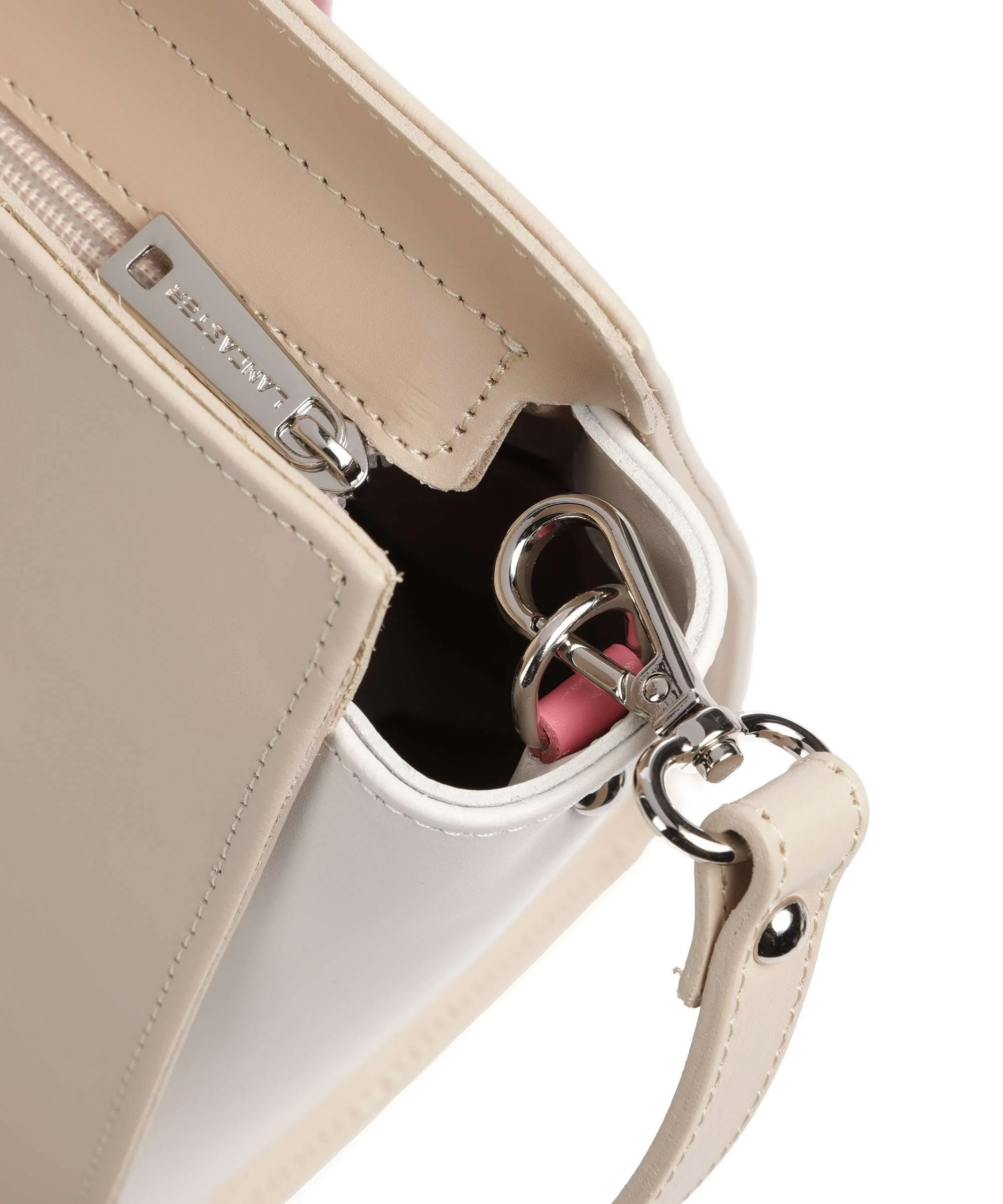 Lancaster Smooth Handtas beige - Image 5