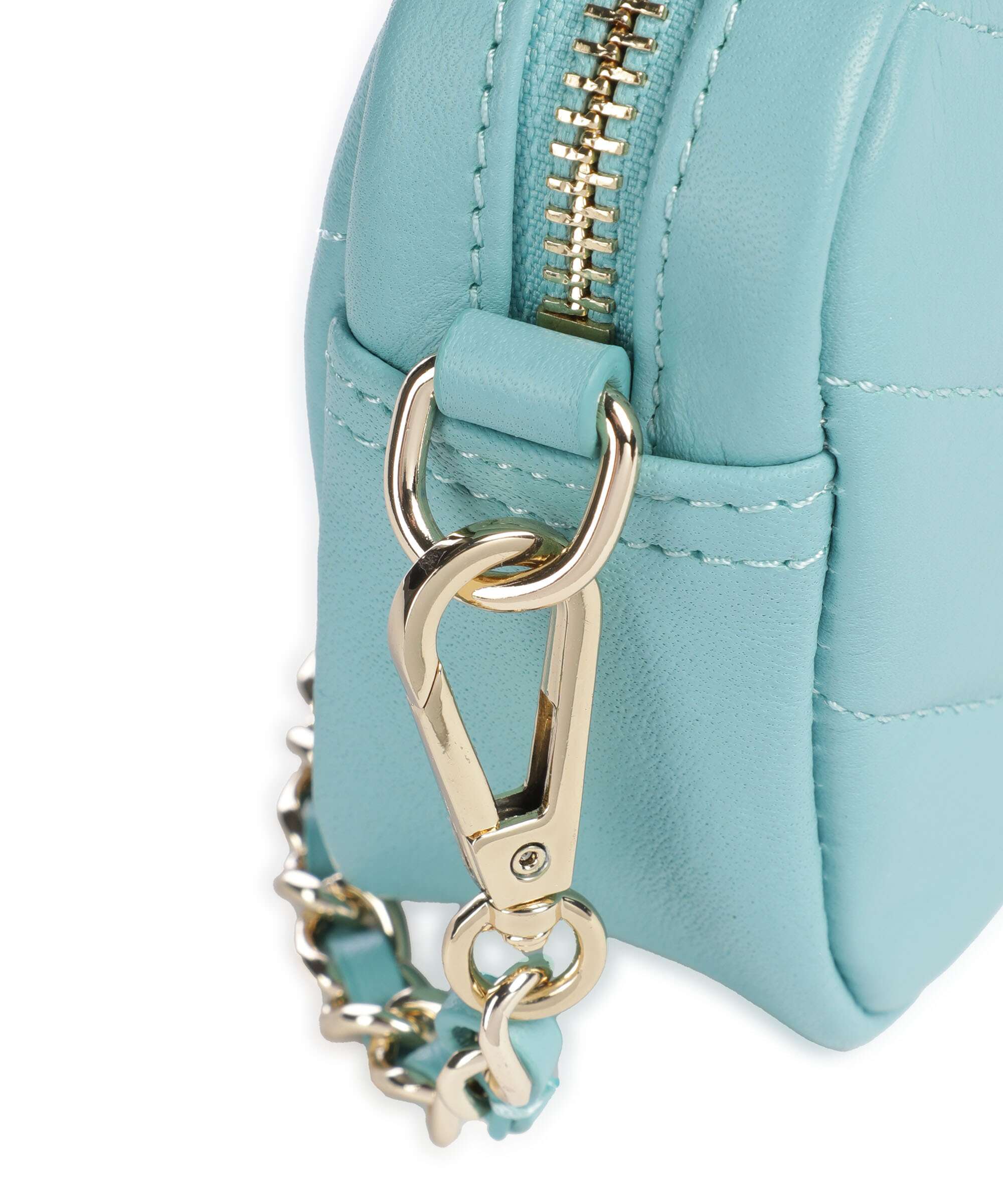 Lancaster Soft Matelassé Crossbody tas lagon - Image 4