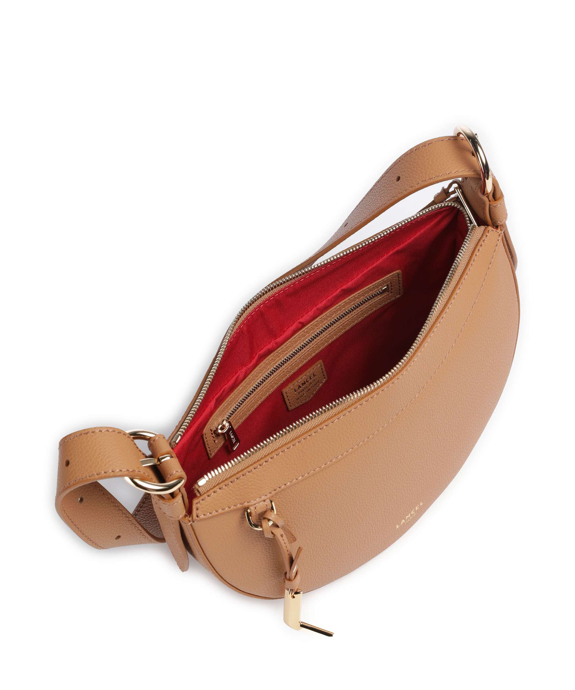 Lancel Faubourg Crossbody tas camel - Image 6