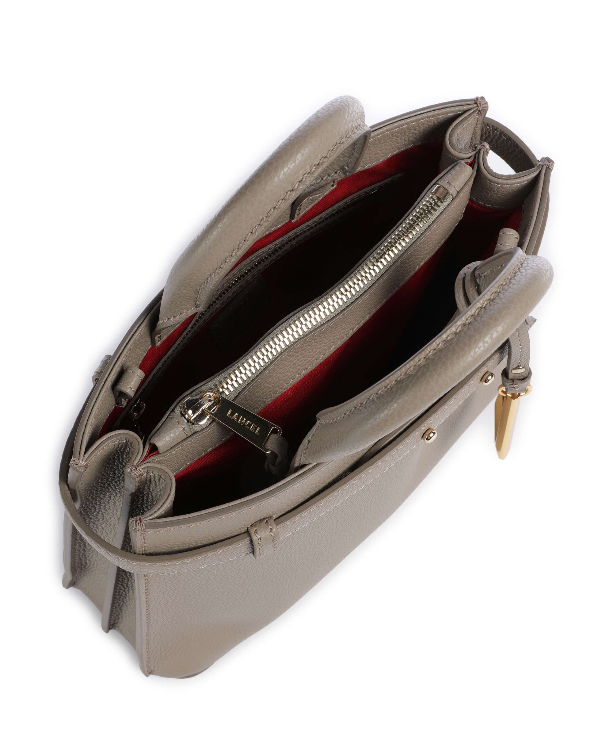 Lancel Faubourg S Handtas greige - Image 5