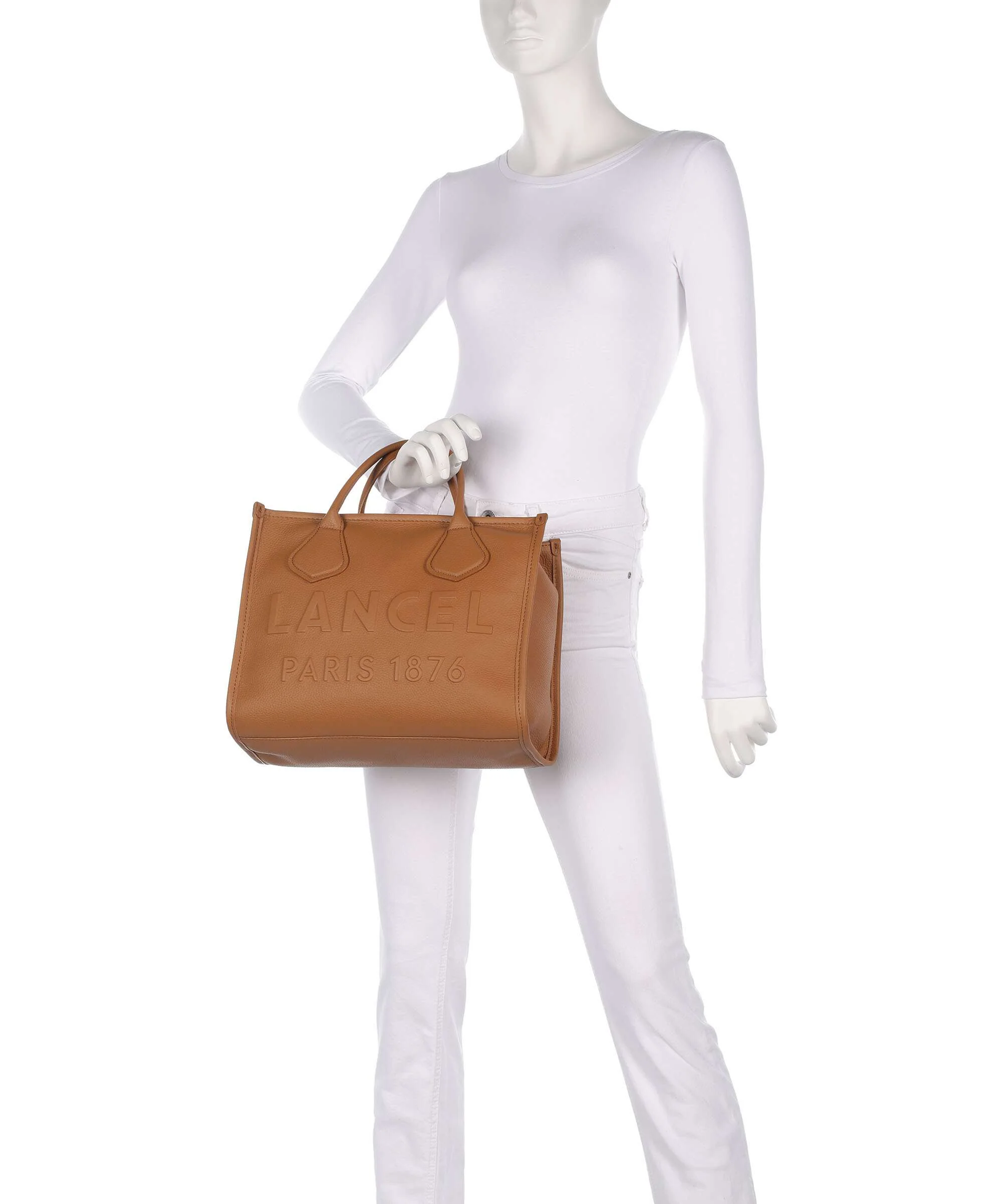 Lancel Jour M Handtas camel - Image 3