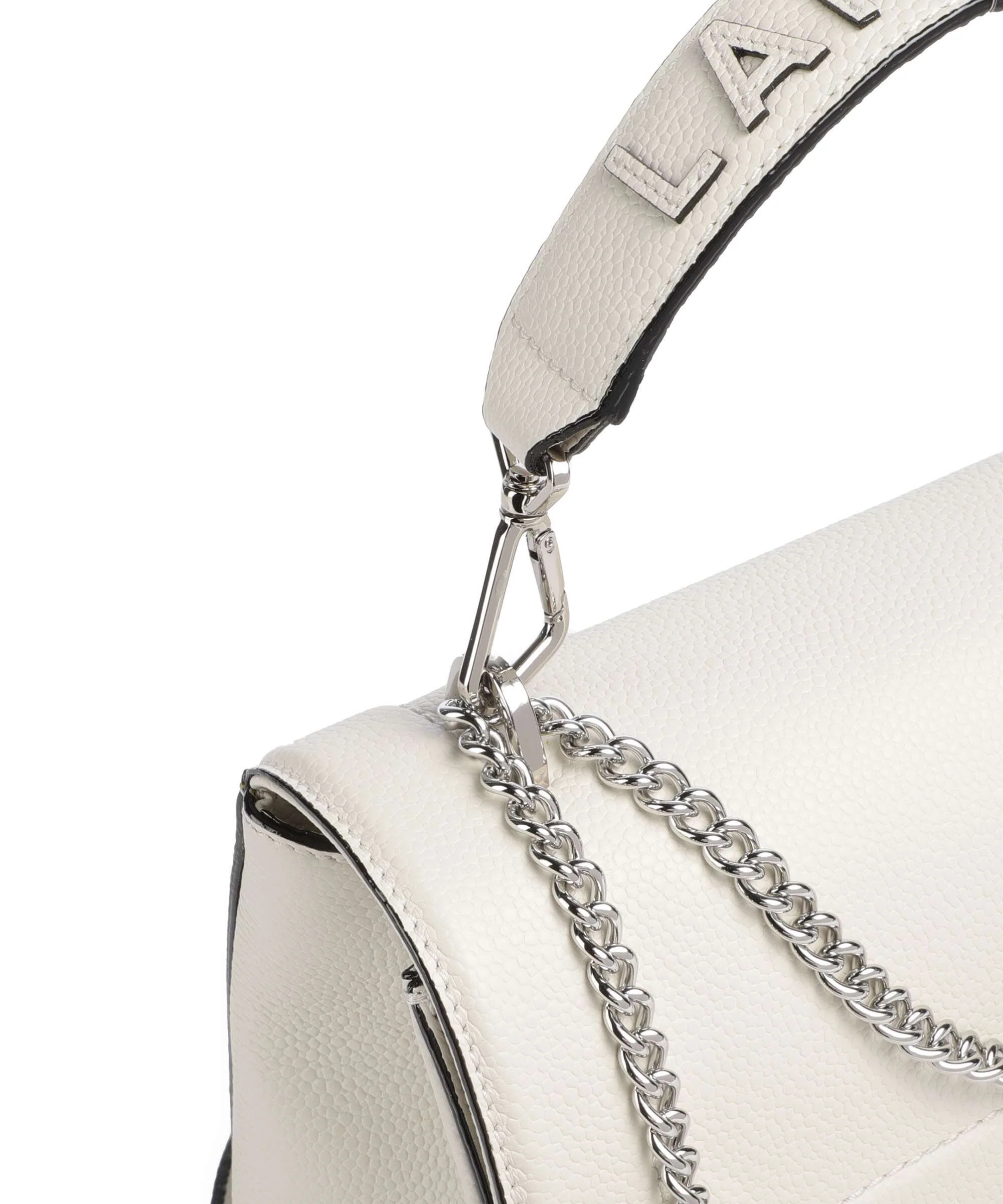 Lancel Ninon M Schoudertas snow - Image 5