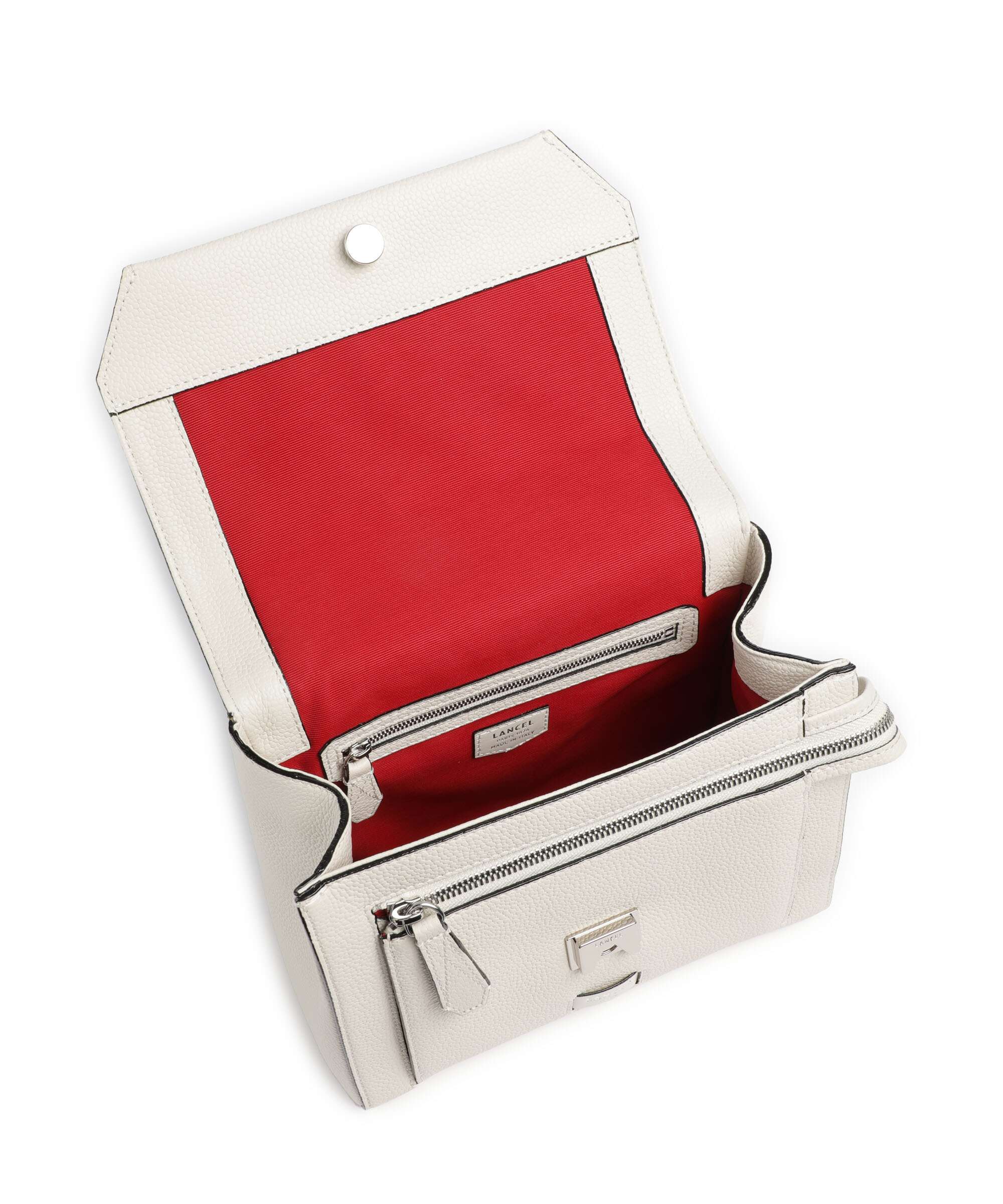 Lancel Ninon M Schoudertas snow - Image 7