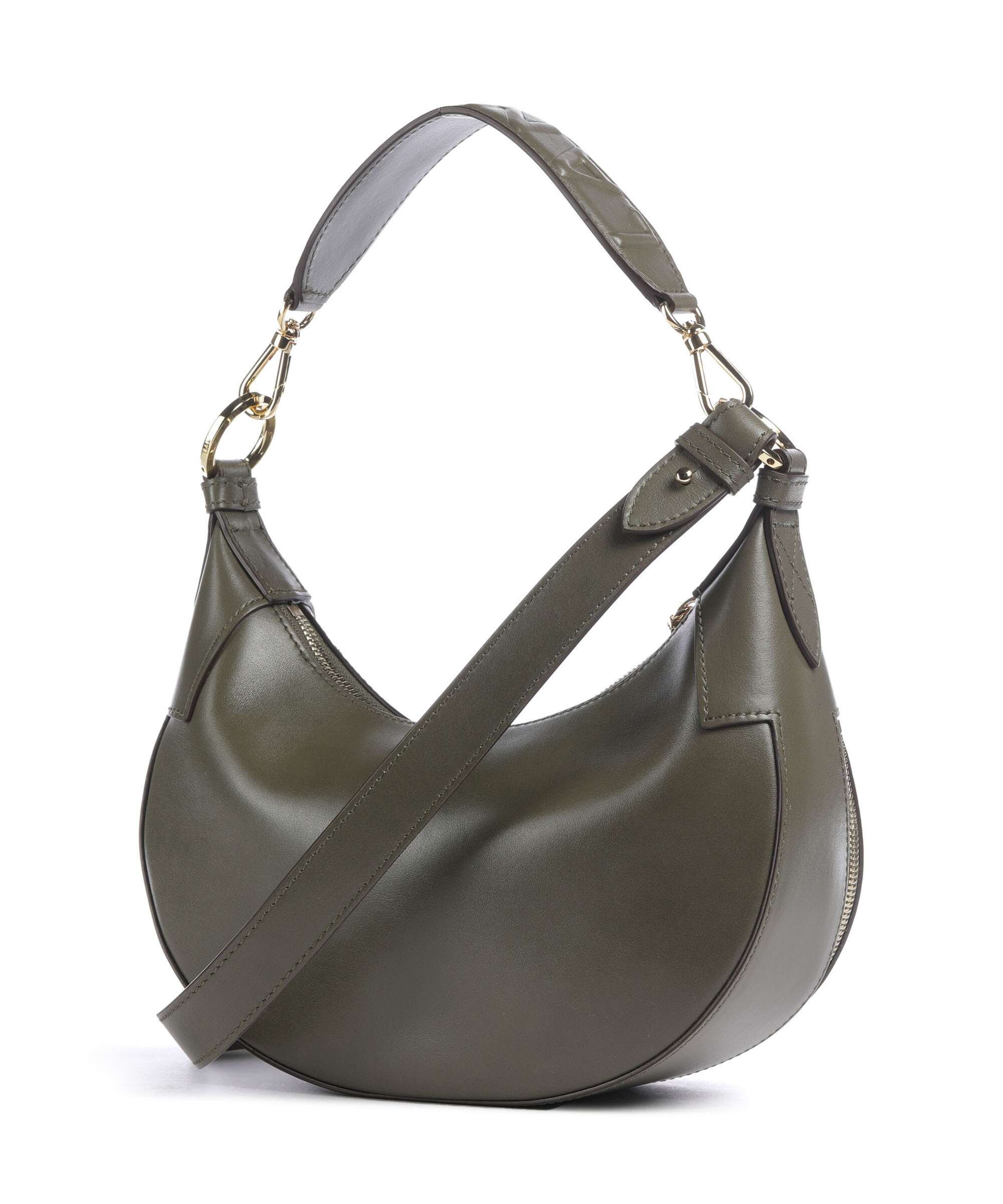 Lancel Origami S Hobo tas dark khaki - Image 2