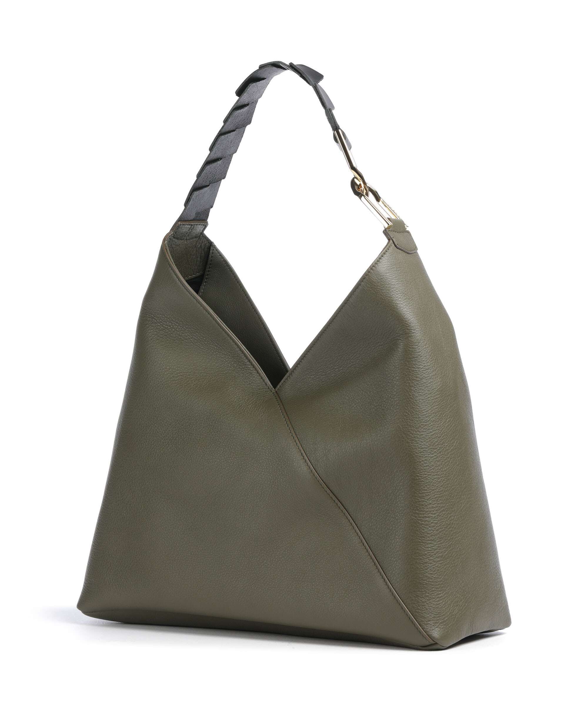 Lancel Pagode L Hobo tas dark khaki/black - Image 2