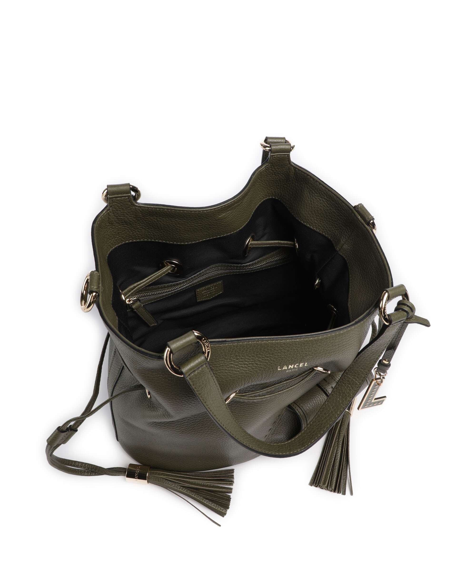 Lancel Premier Flirt M Emmertas dark khaki - Image 7