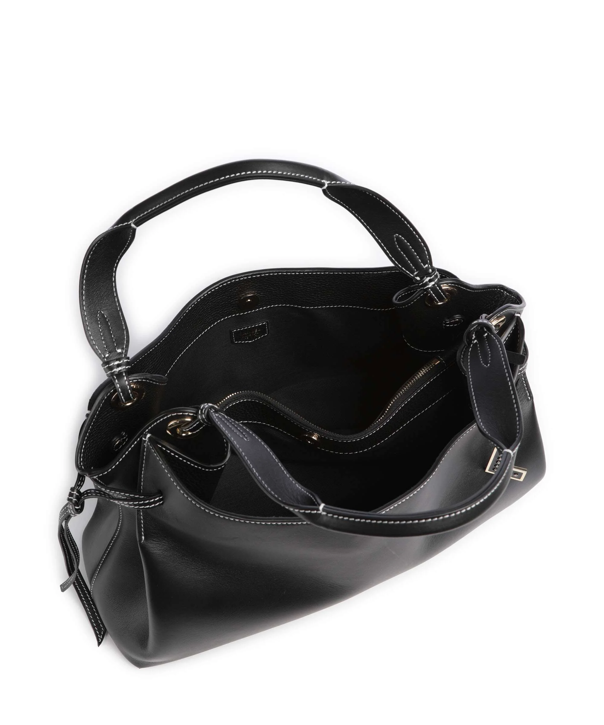Lancel Swann M Hobo tas black - Image 5