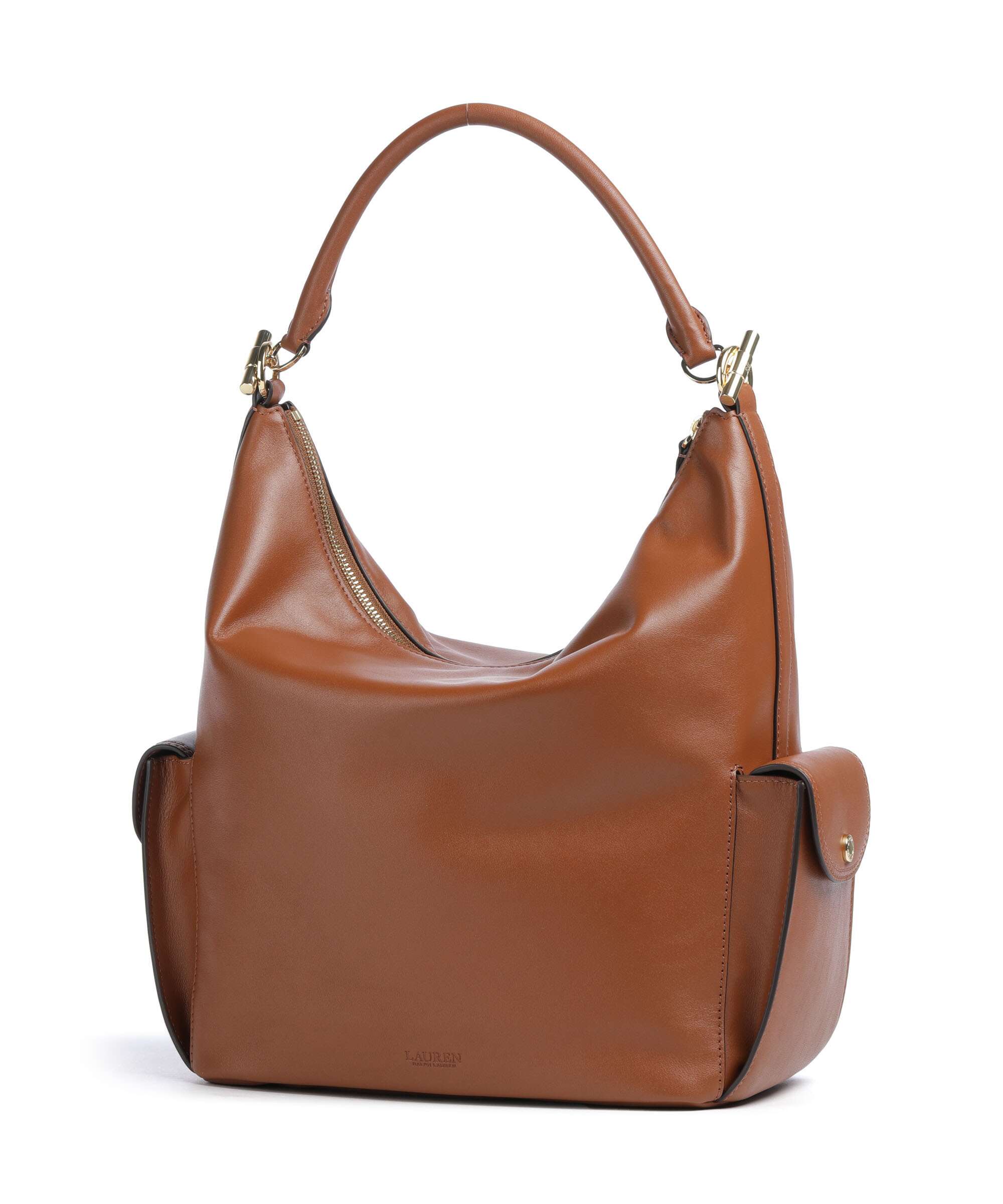 Lauren Ralph Lauren Blaike Large Hobo tas lauren tan - Image 2