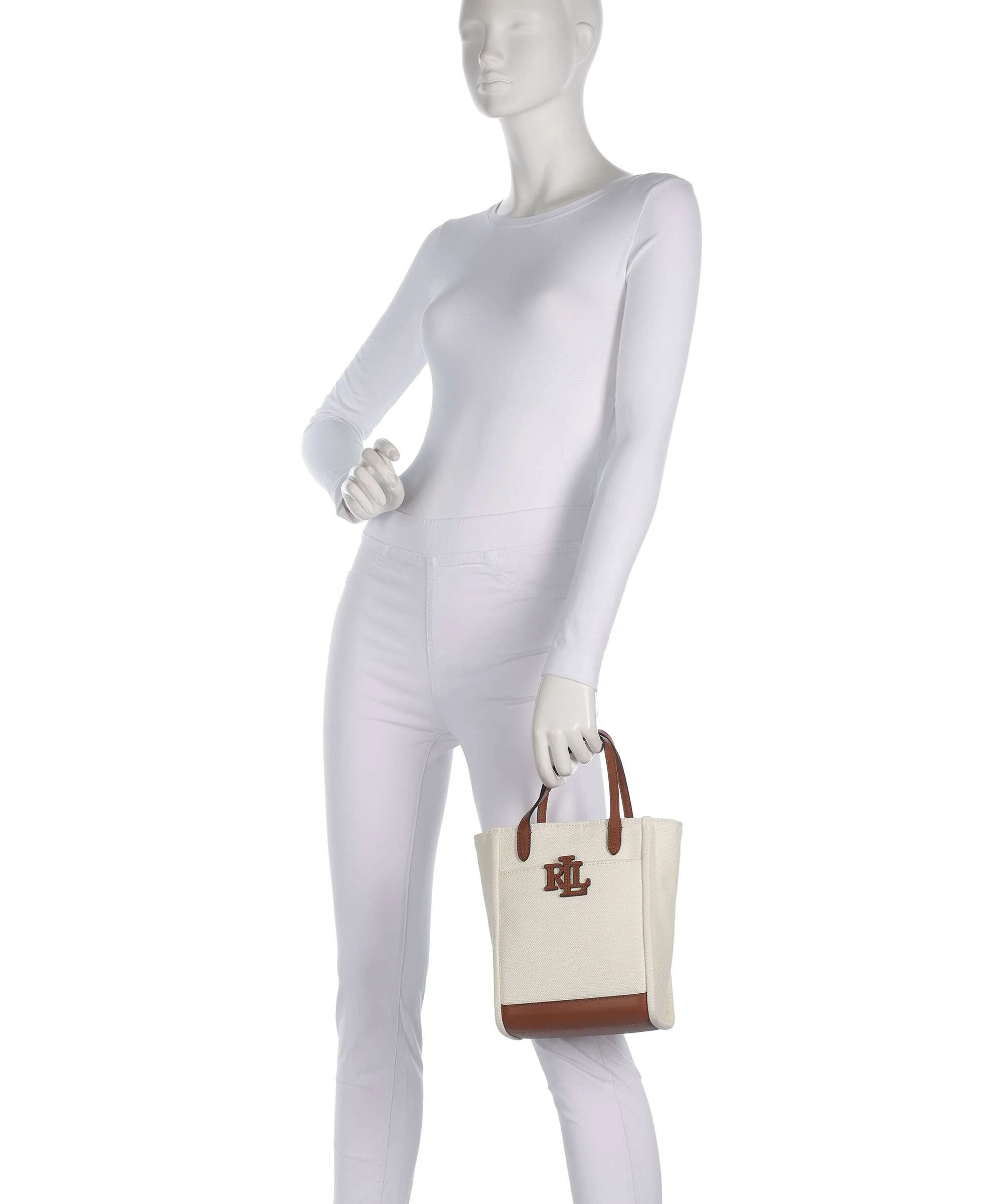 Lauren Ralph Lauren Cameryn Small Crossbody tas natural/lauren tan - Image 3