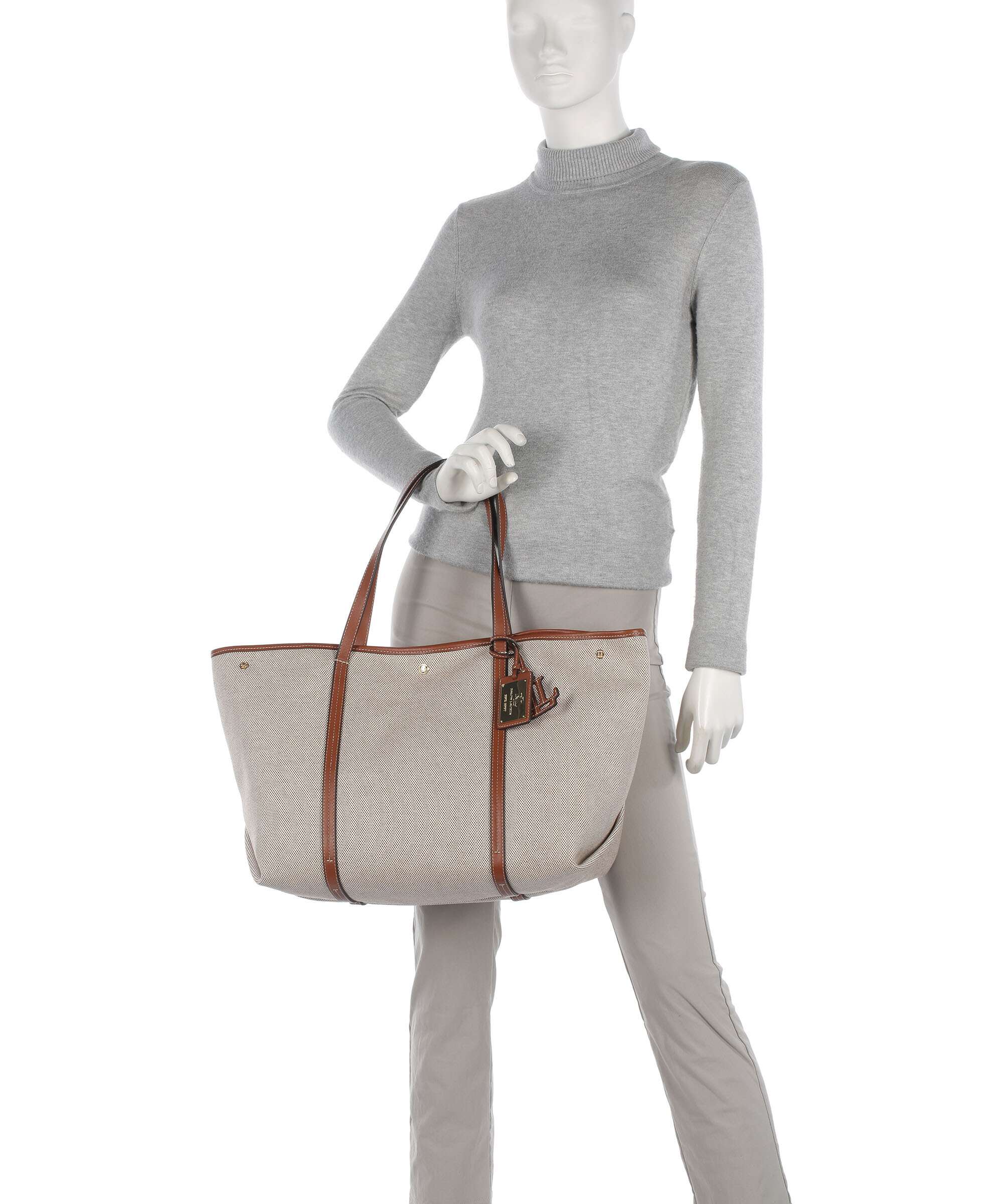 Lauren Ralph Lauren Emerie Large Boodschappentas natural/lauren tan - Image 3