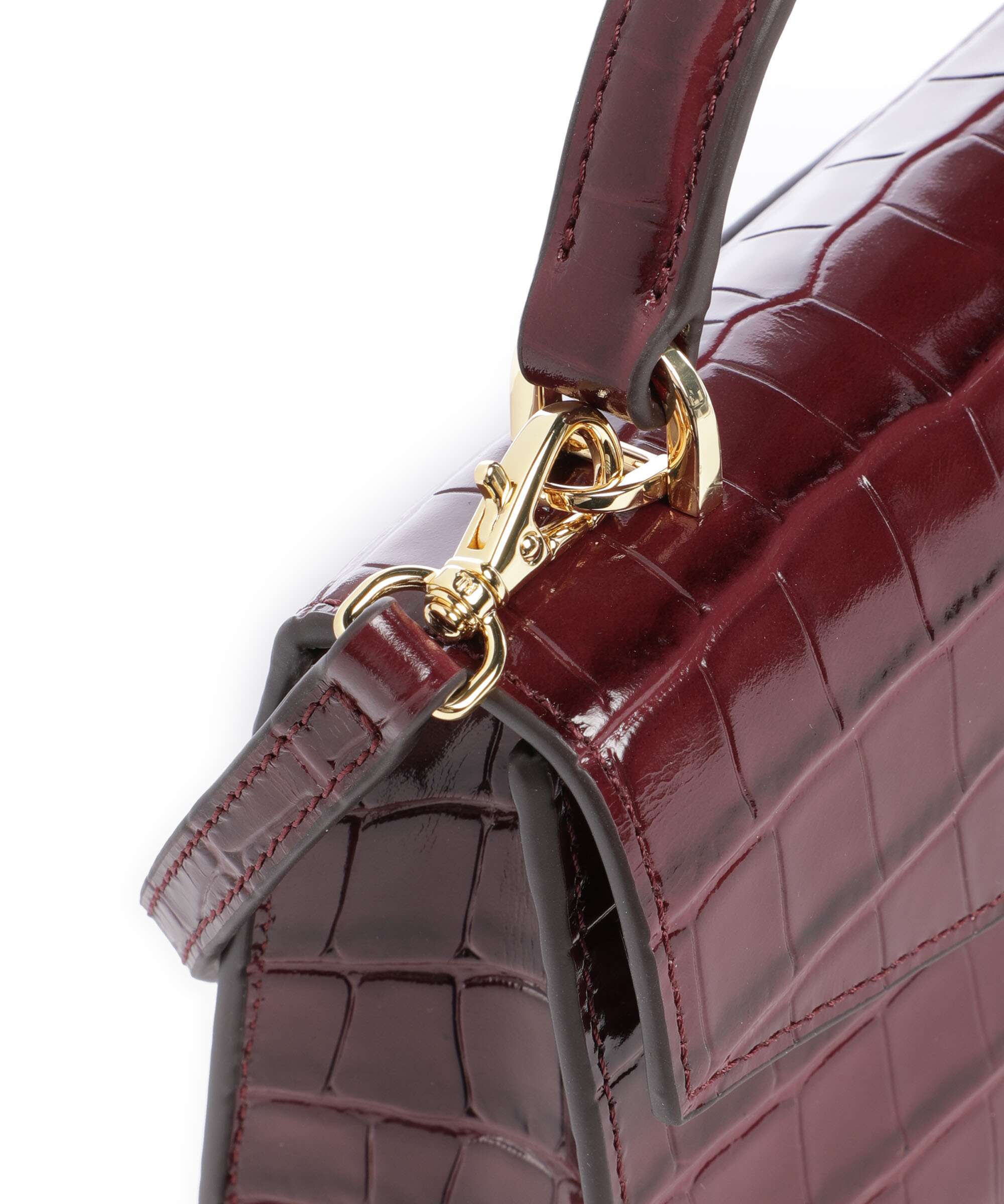Lauren Ralph Lauren Farrah Small Handtas dark garnet - Image 4