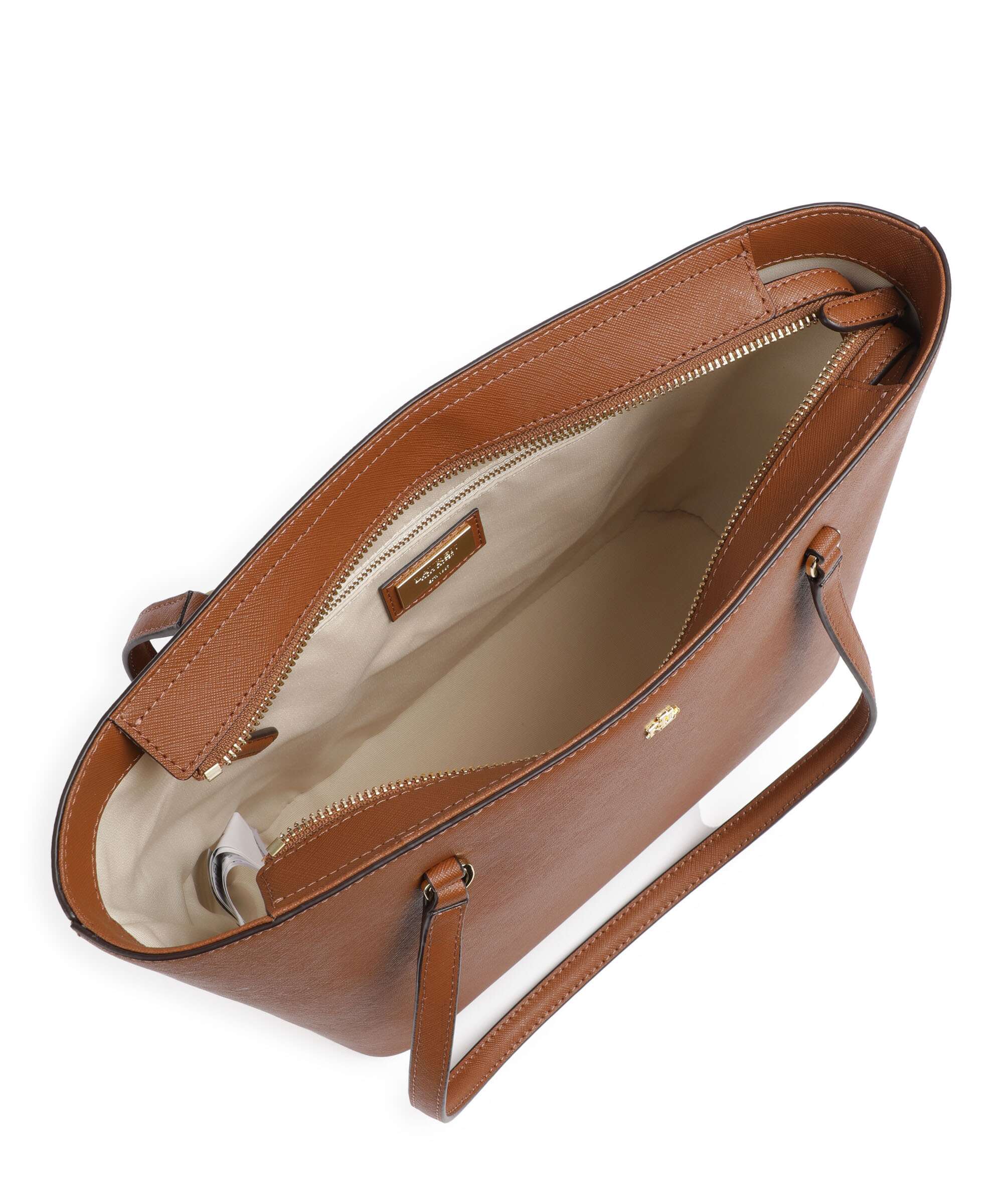 Lauren Ralph Lauren Karly Medium Boodschappentas lauren tan - Image 6