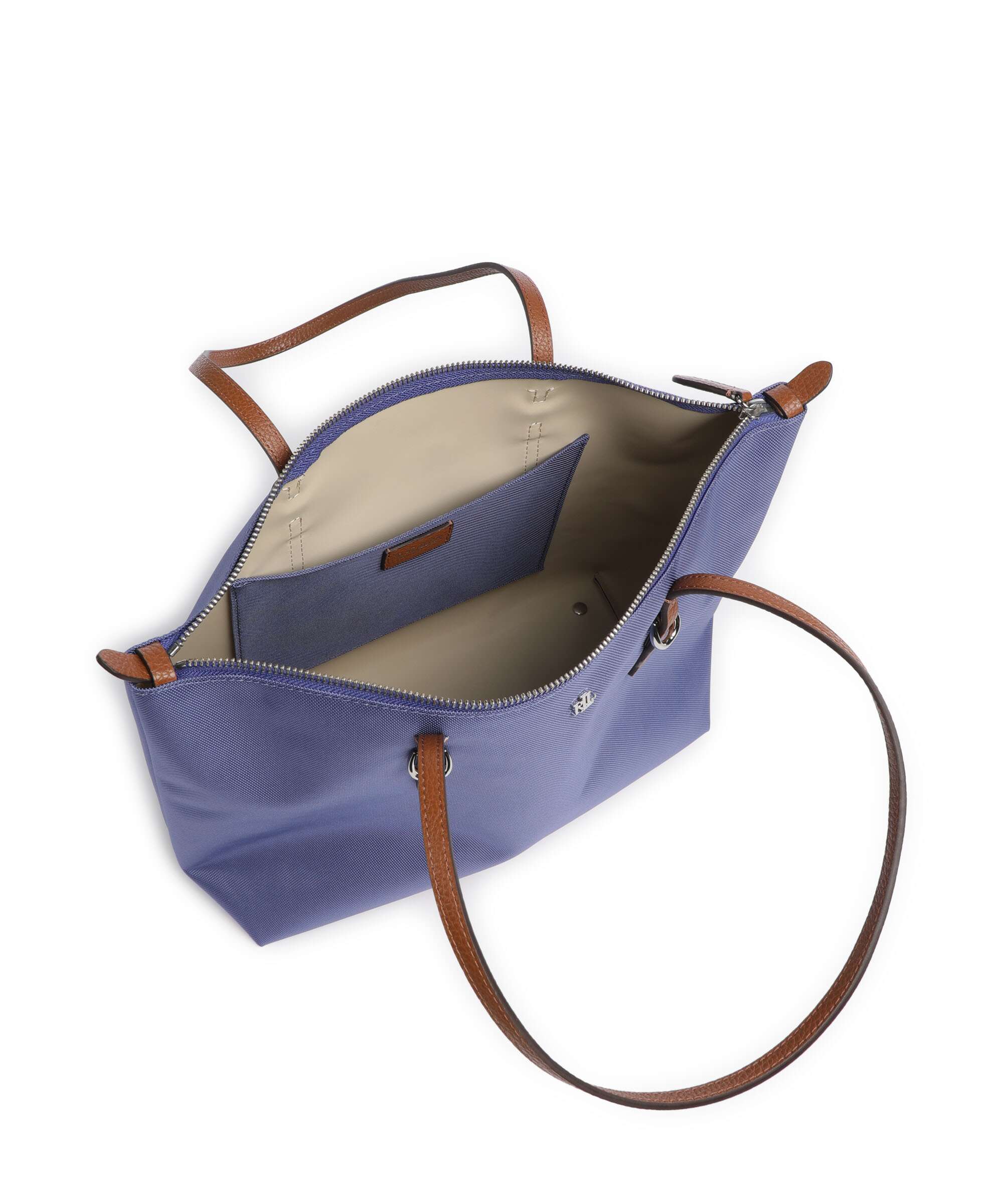 Lauren Ralph Lauren Keaton 26 Boodschappentas blue lapis/lauren tan - Image 6
