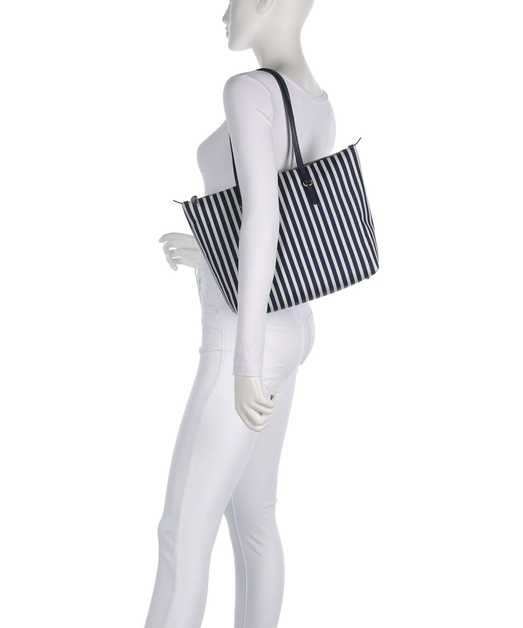 Lauren Ralph Lauren Keaton 26 Boodschappentas skinny stripe/refined navy - Image 3