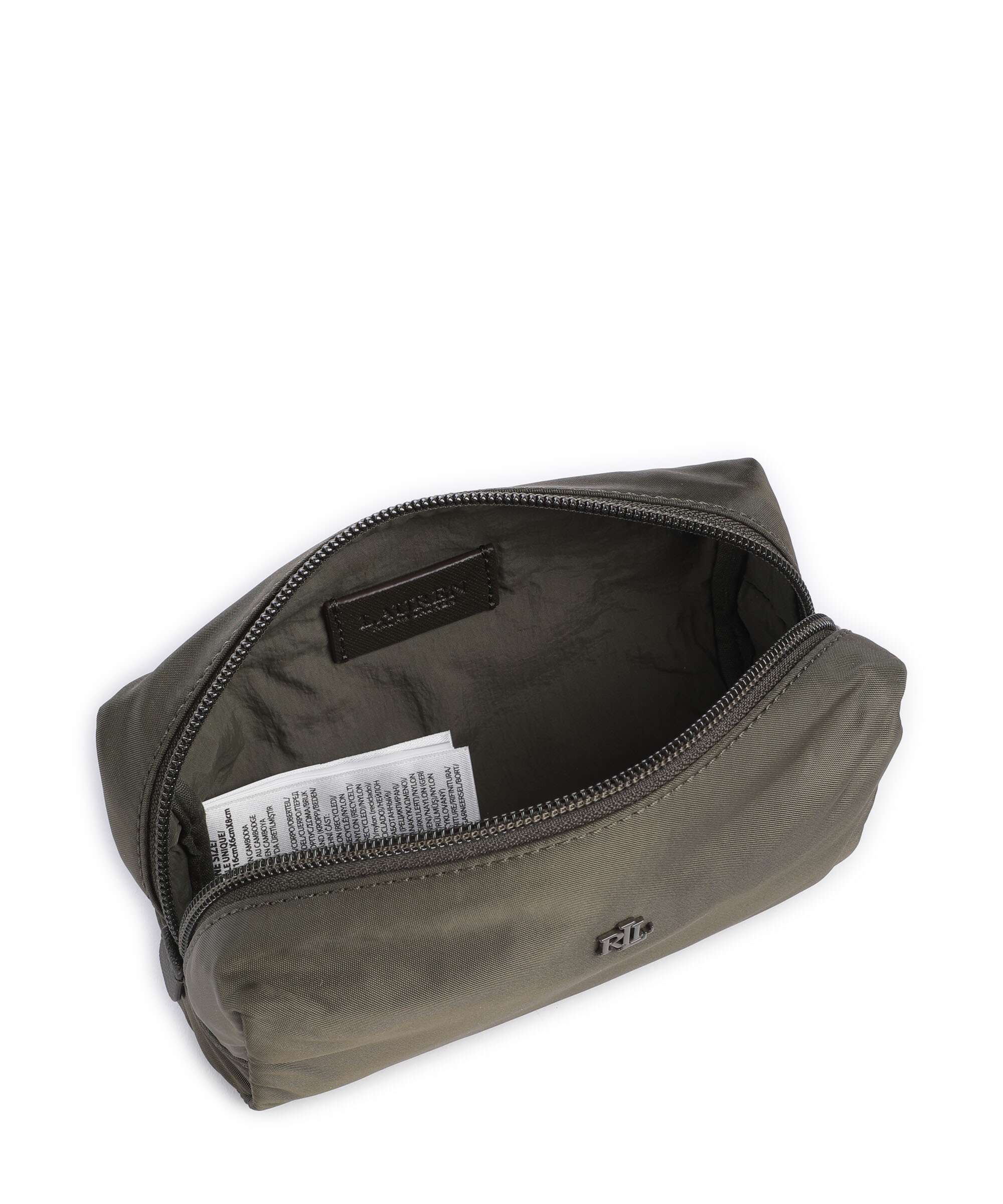 Lauren Ralph Lauren Large Make-up tasje dark olive - Image 4