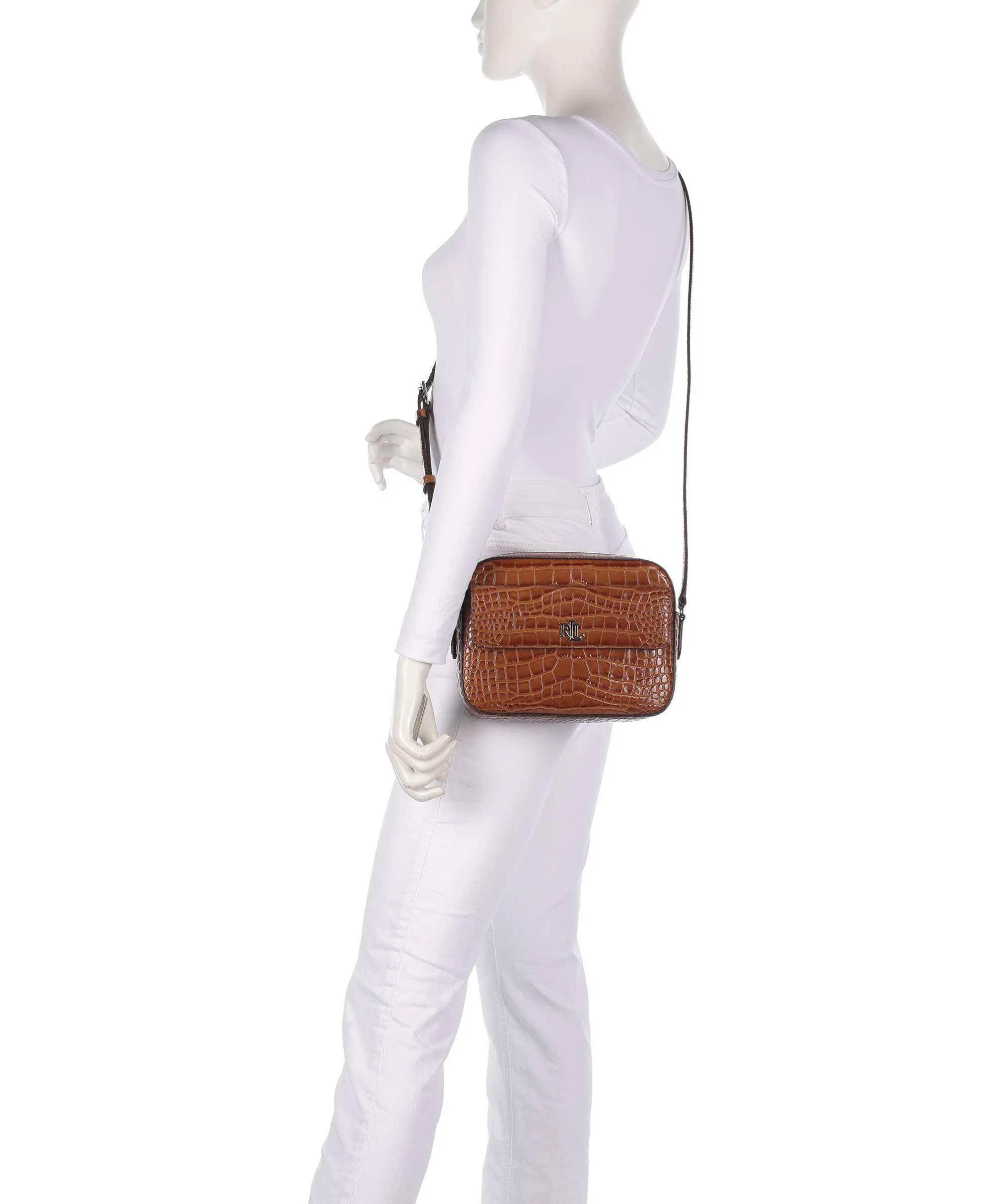 Lauren Ralph Lauren Marcy Medium Crossbody tas tobacco - Image 3