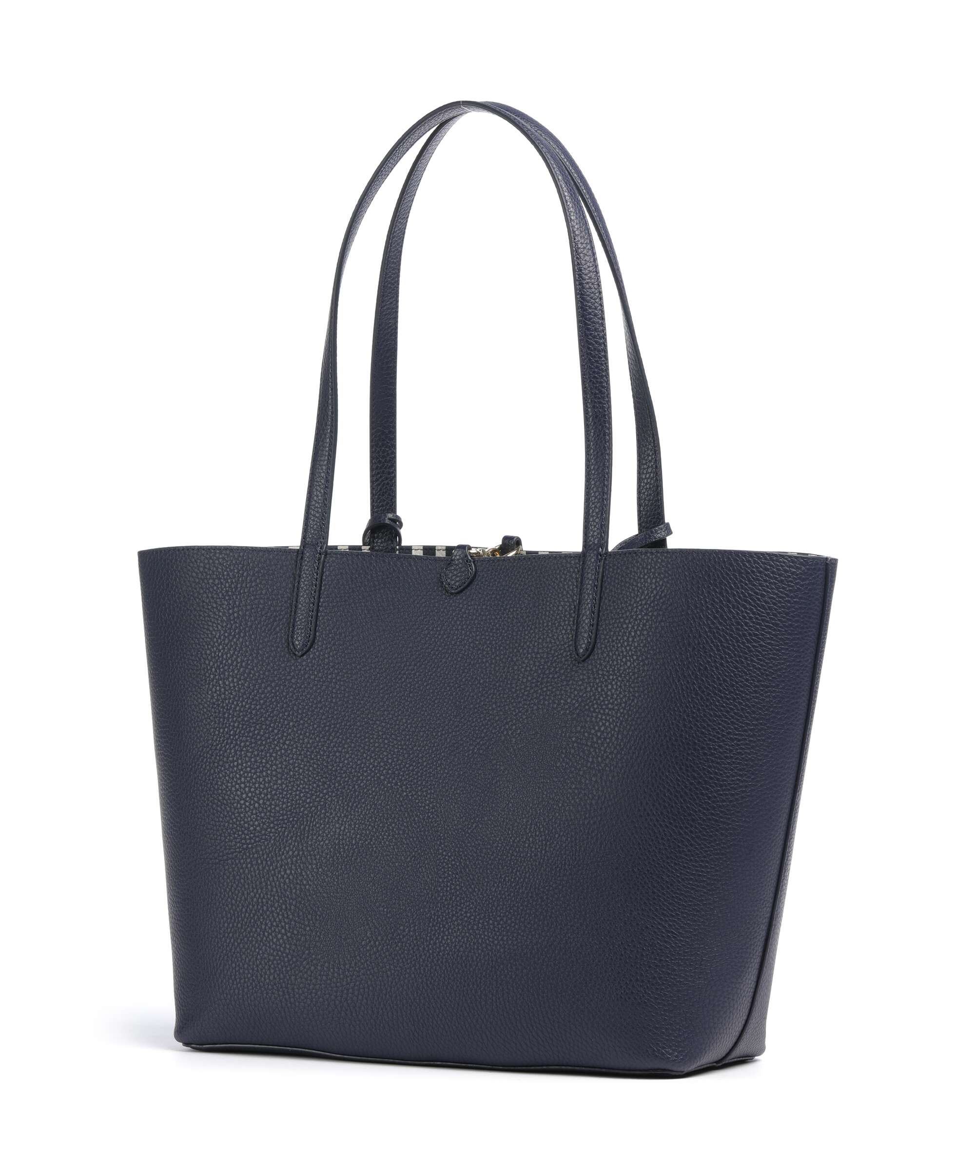 Lauren Ralph Lauren Medium Boodschappentas refined navy/skinny stripe - Image 4