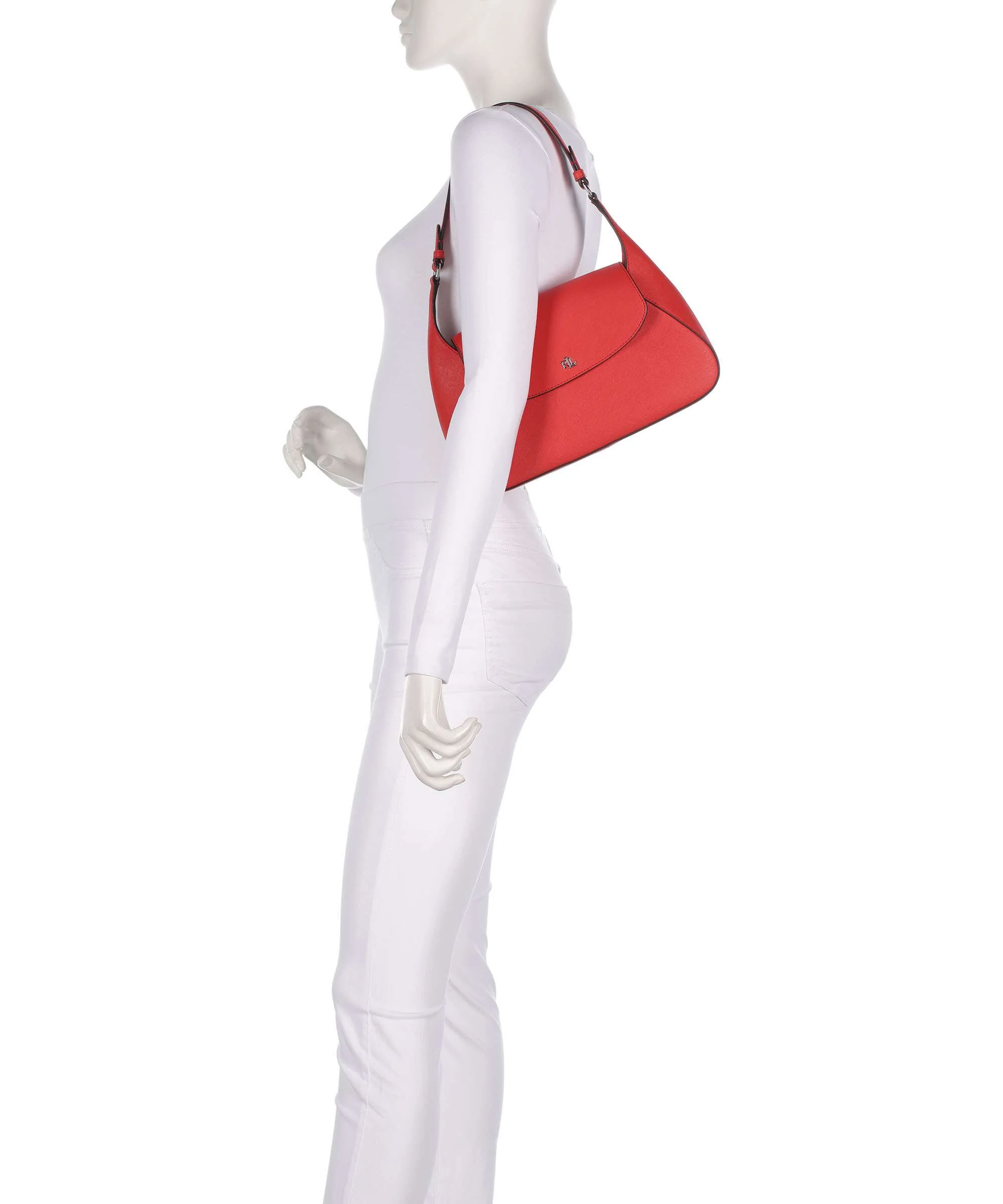 Lauren Ralph Lauren Schylar Medium Schoudertas bright vermillion - Image 3