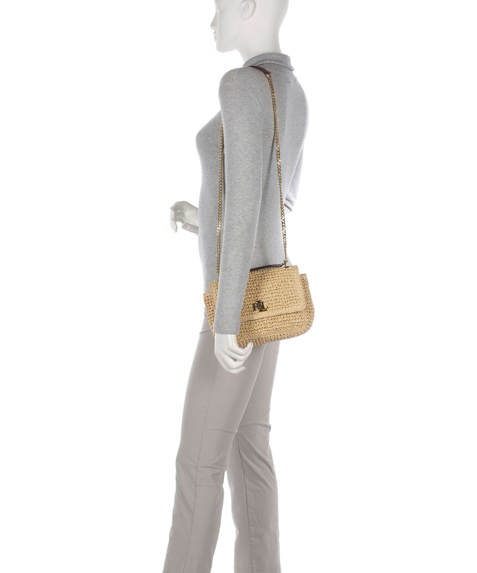 Lauren Ralph Lauren Sophee 22 Schoudertas natural/lauren tan - Image 4