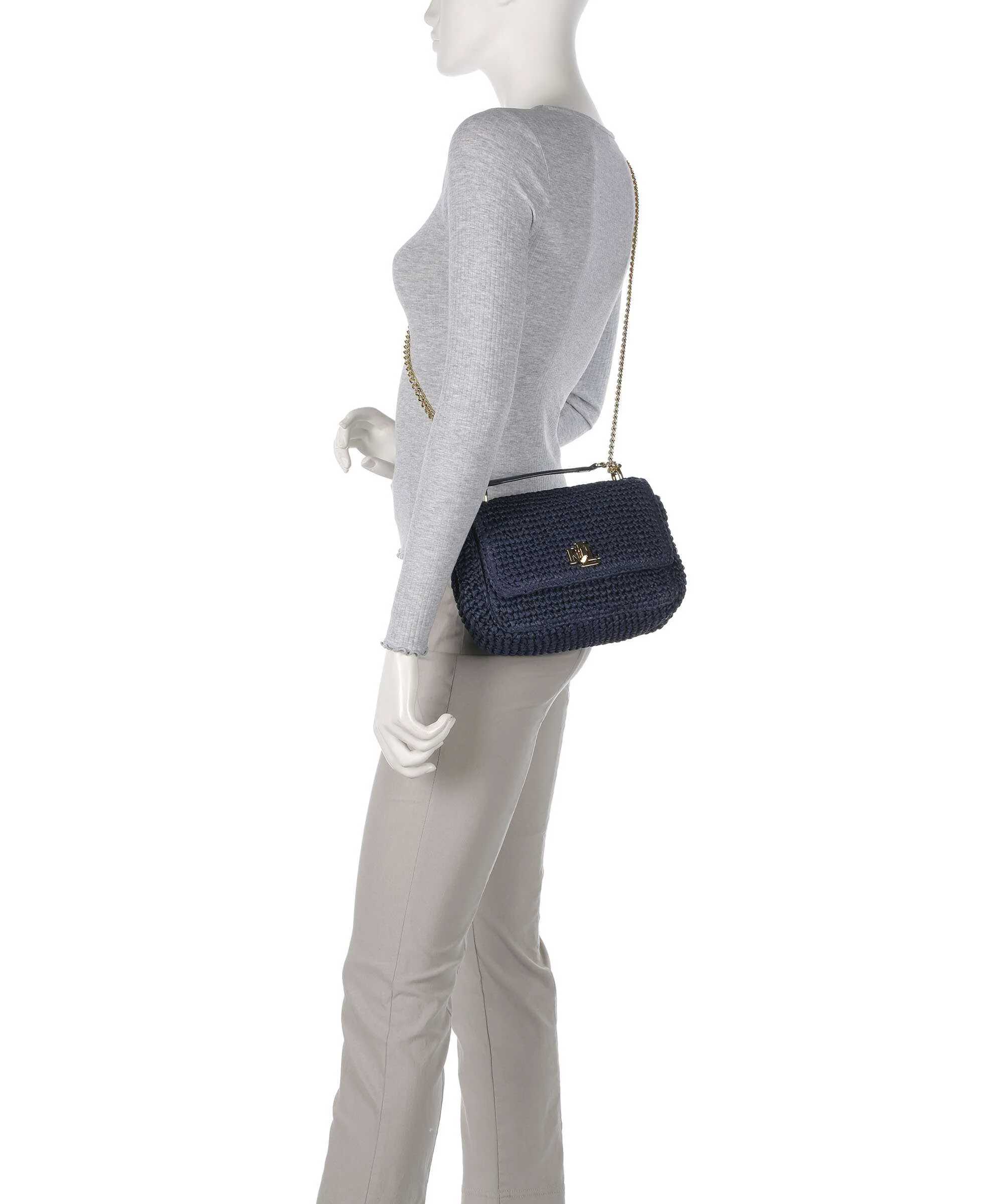 Lauren Ralph Lauren Sophee 22 Schoudertas refined navy - Image 4