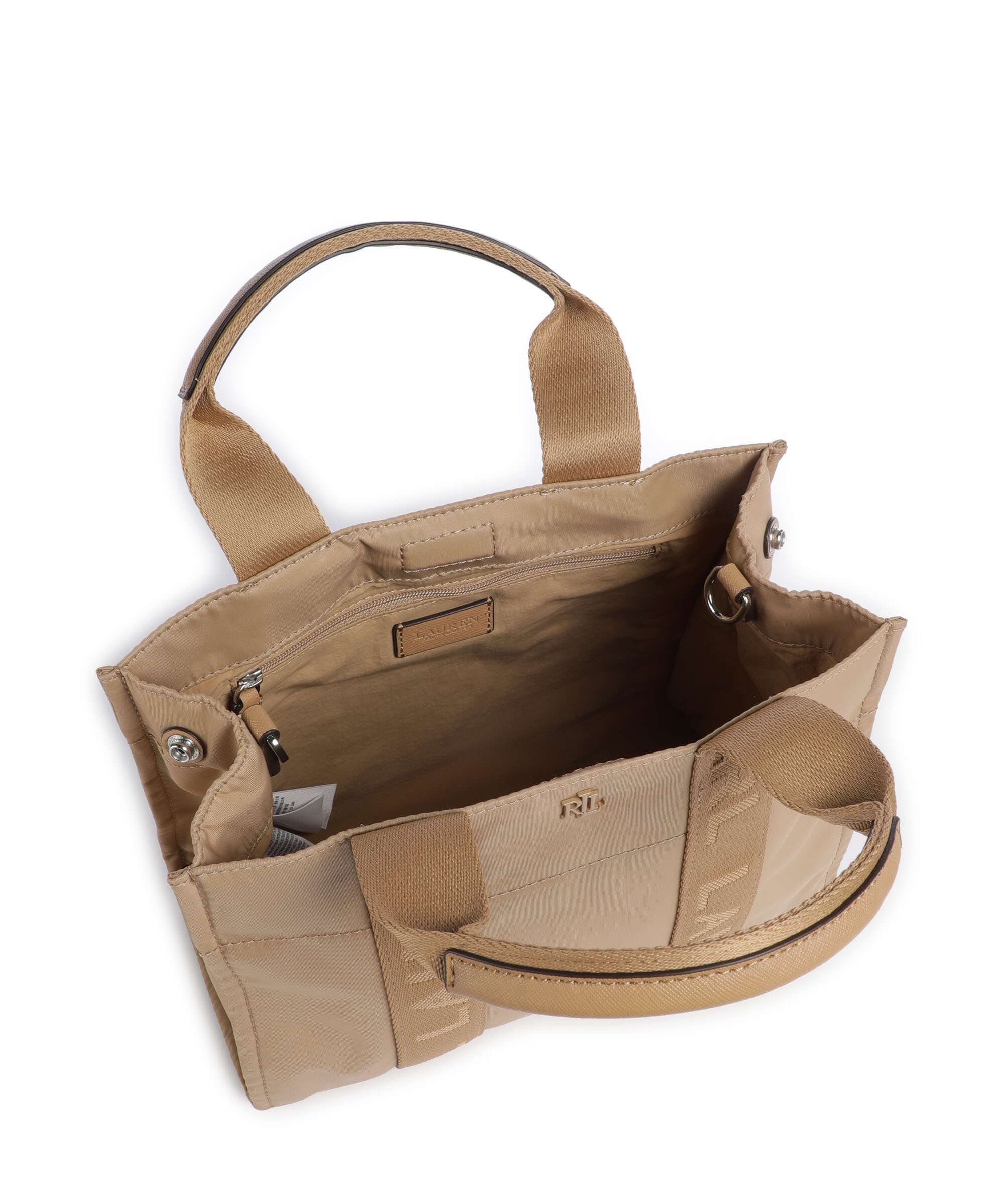 Lauren Ralph Lauren Stevie Small Handtas khaki - Image 6