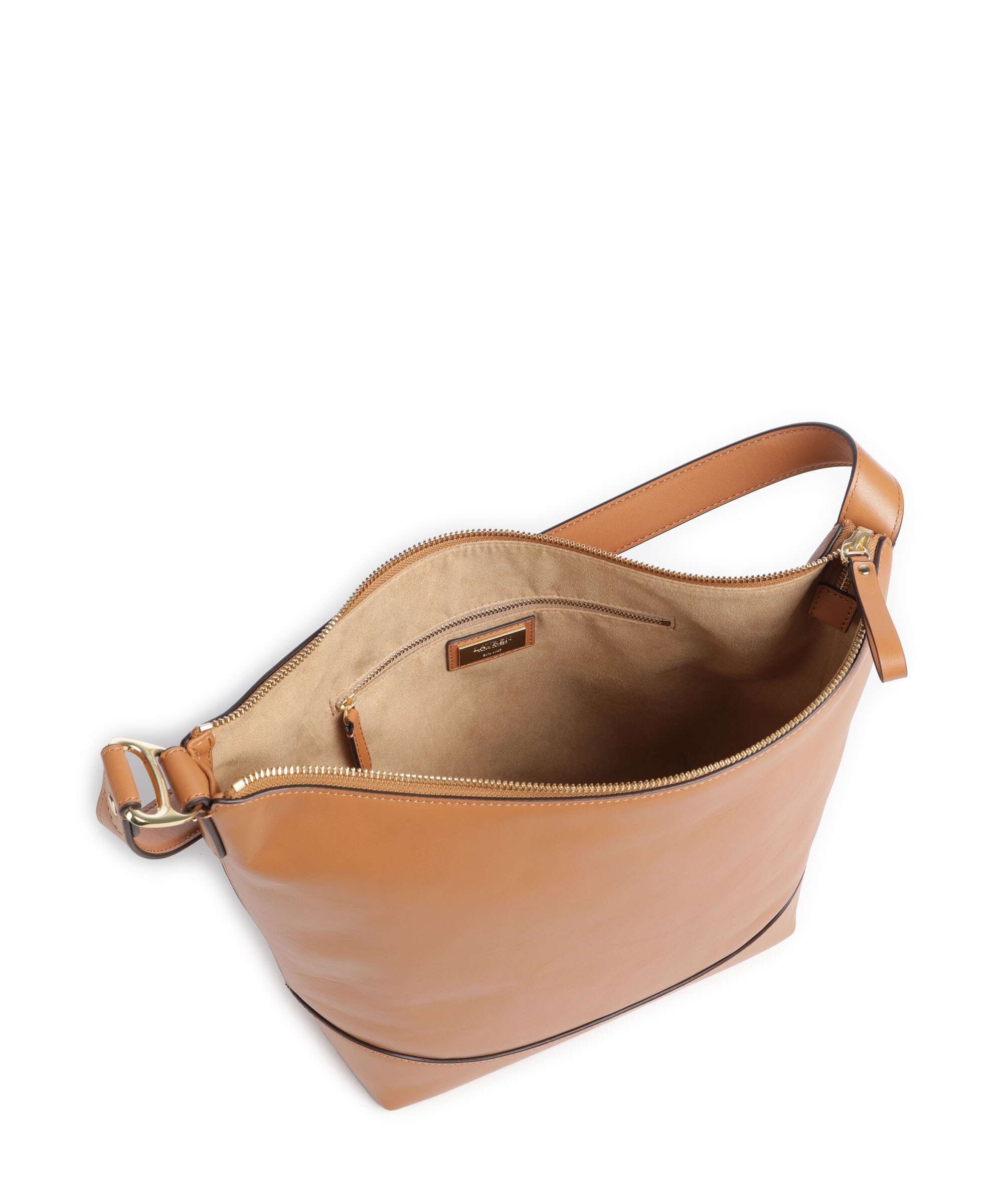 Lauren Ralph Lauren Tasha Large Hobo tas classic caramel - Image 5