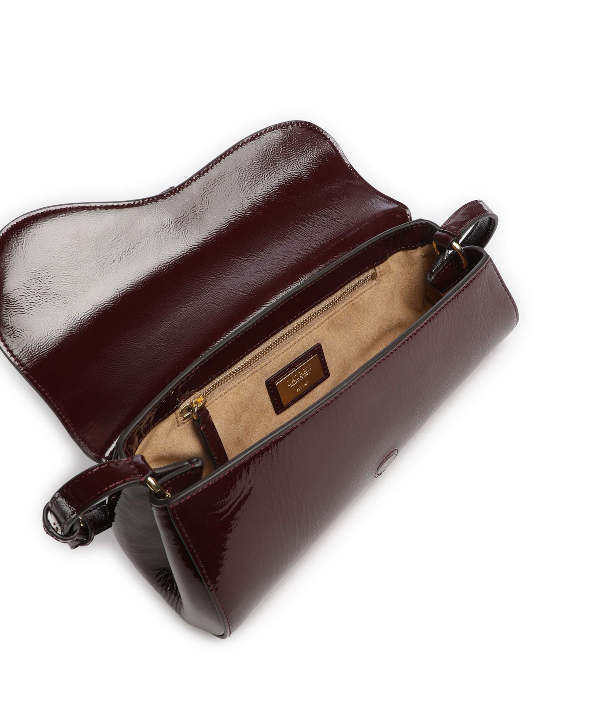 Lauren Ralph Lauren Tasha Medium Schoudertas dark garnet - Image 5