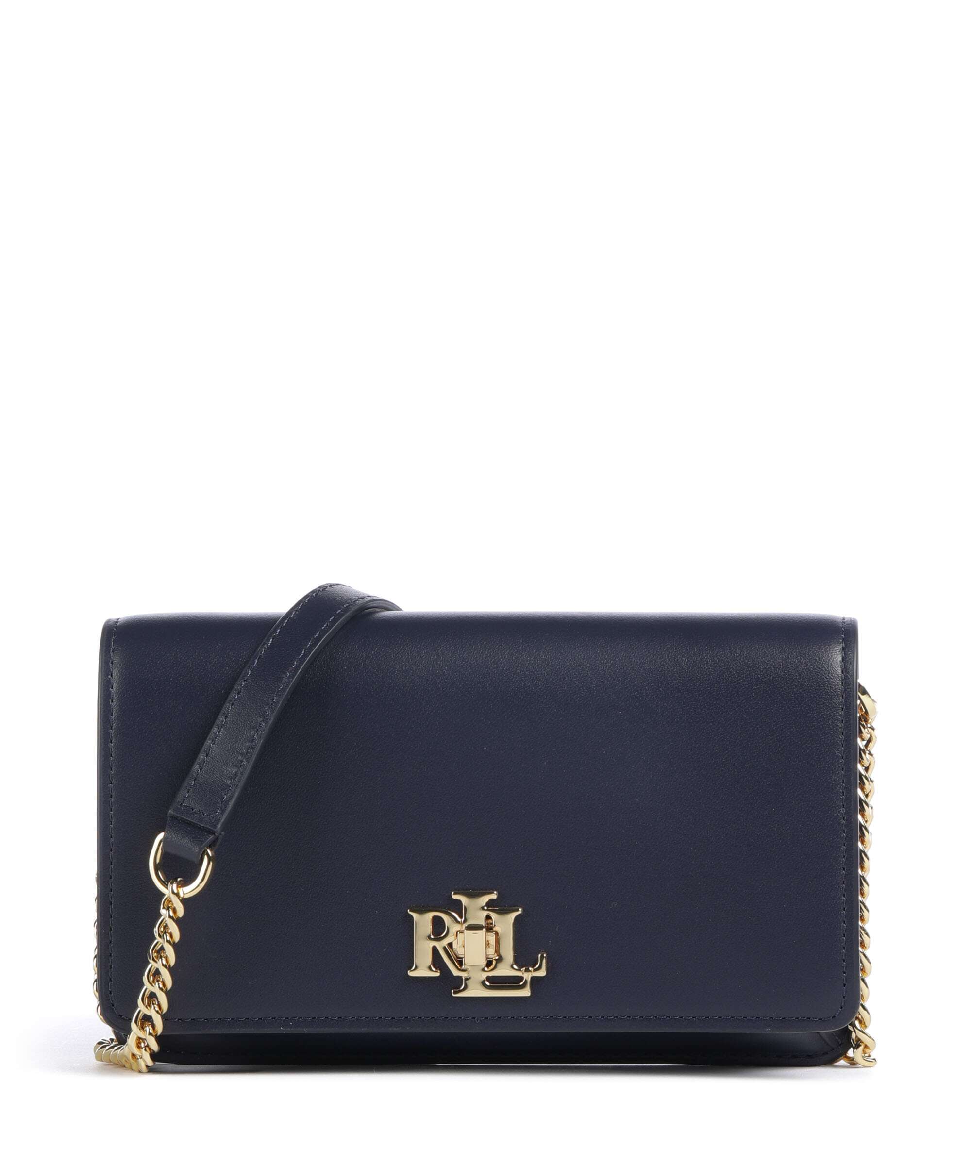Lauren Ralph Lauren Turn-Lock Crossbody tas refined navy