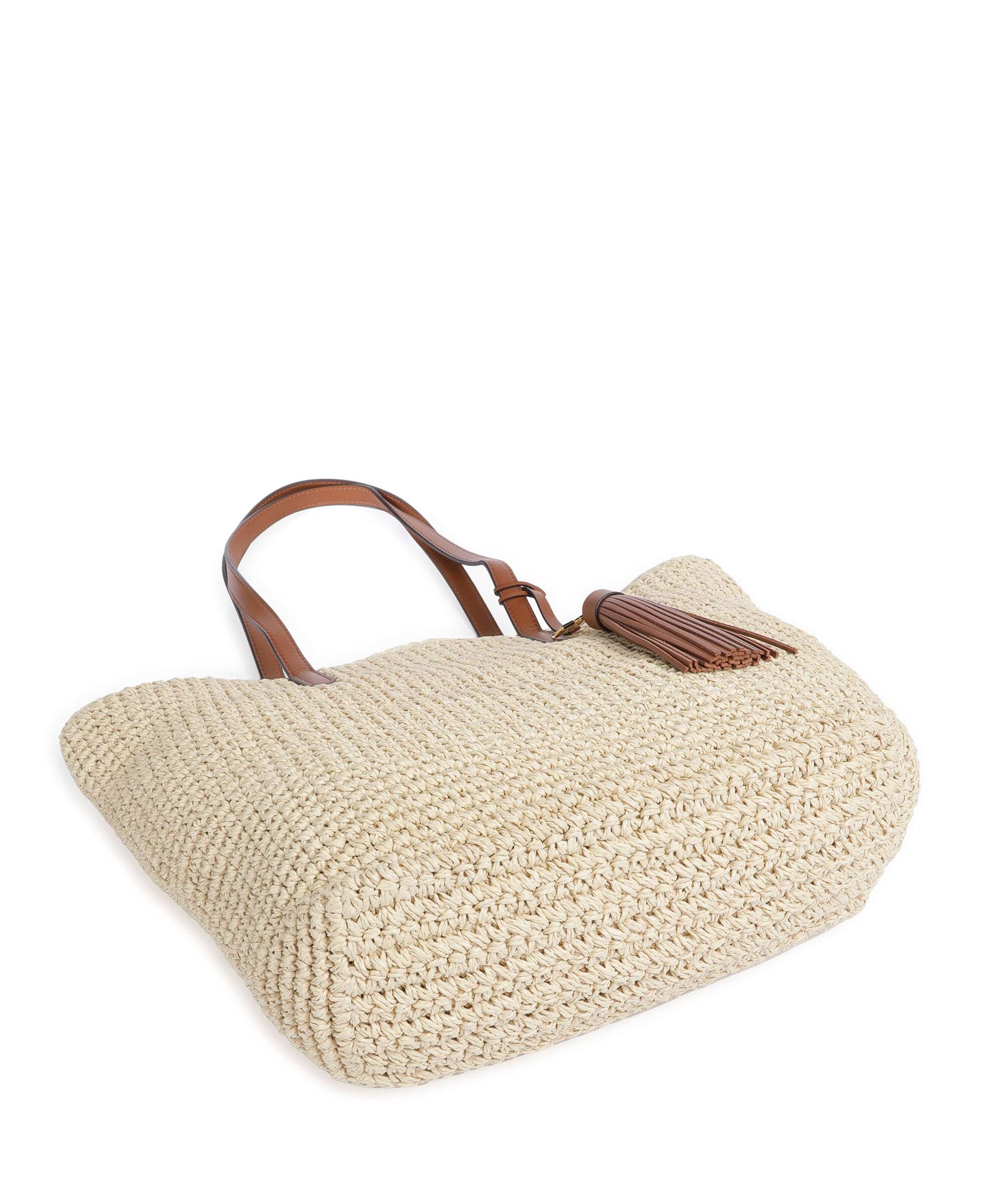 Lauren Ralph Lauren Whitney 29 Straw Boodschappentas natural/lauren tan - Image 5