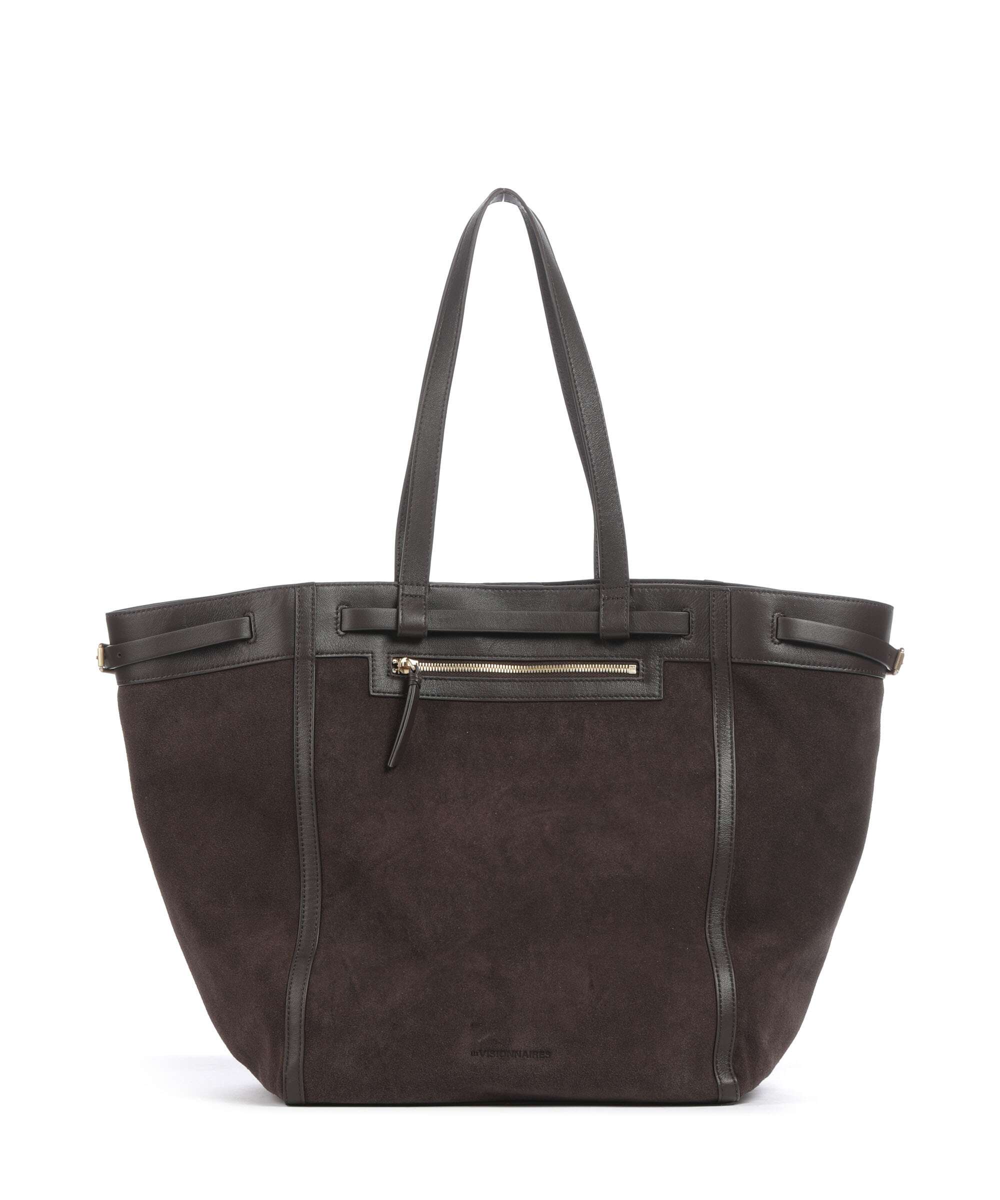 Les Visionnaires Felicia Cozy Boodschappentas chocolate brown
