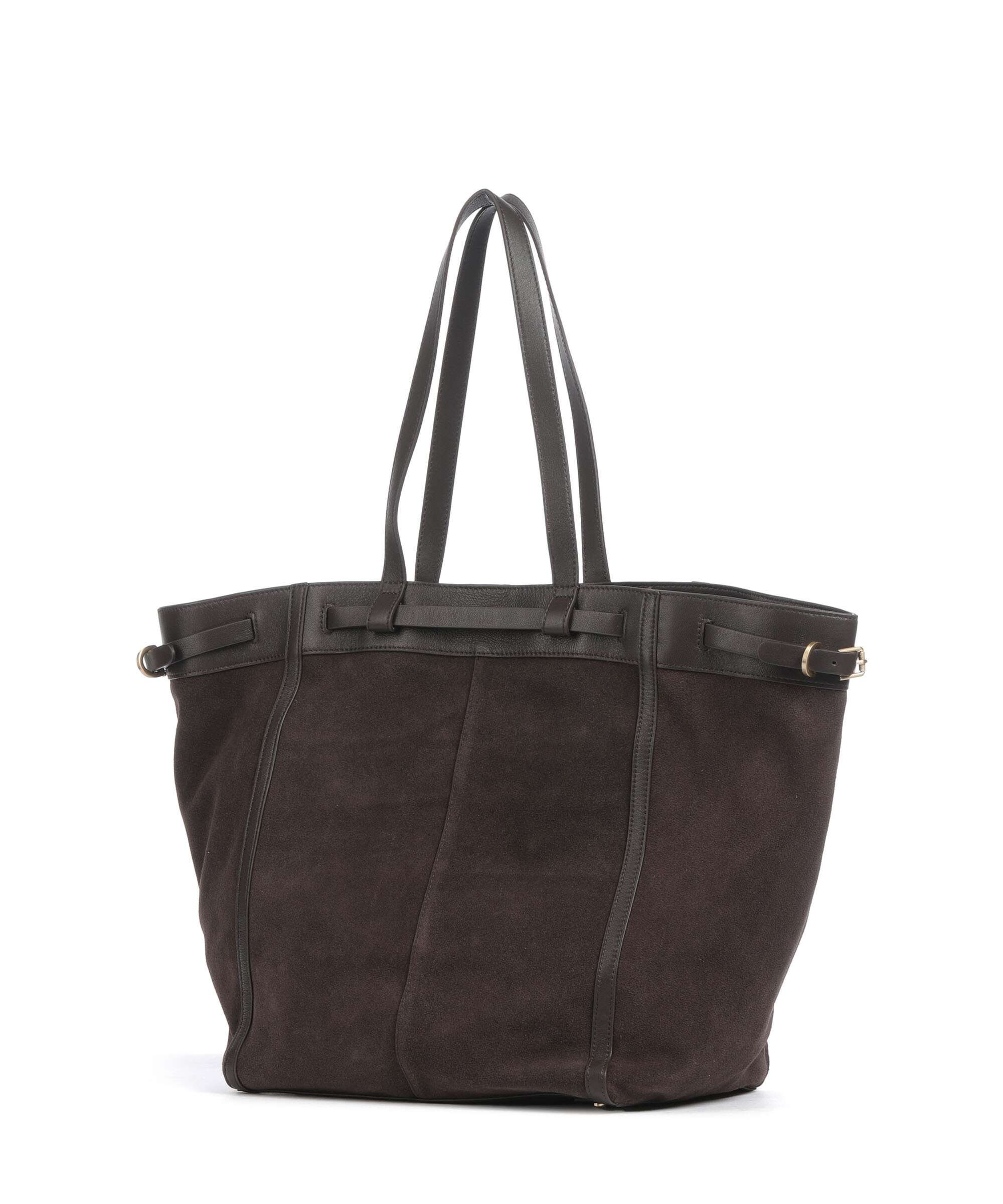 Les Visionnaires Felicia Cozy Boodschappentas chocolate brown - Image 2