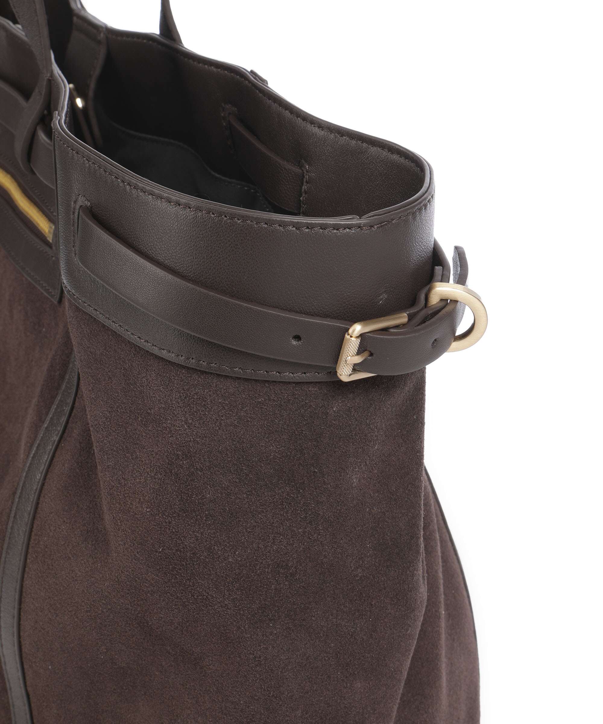 Les Visionnaires Felicia Cozy Boodschappentas chocolate brown - Image 4