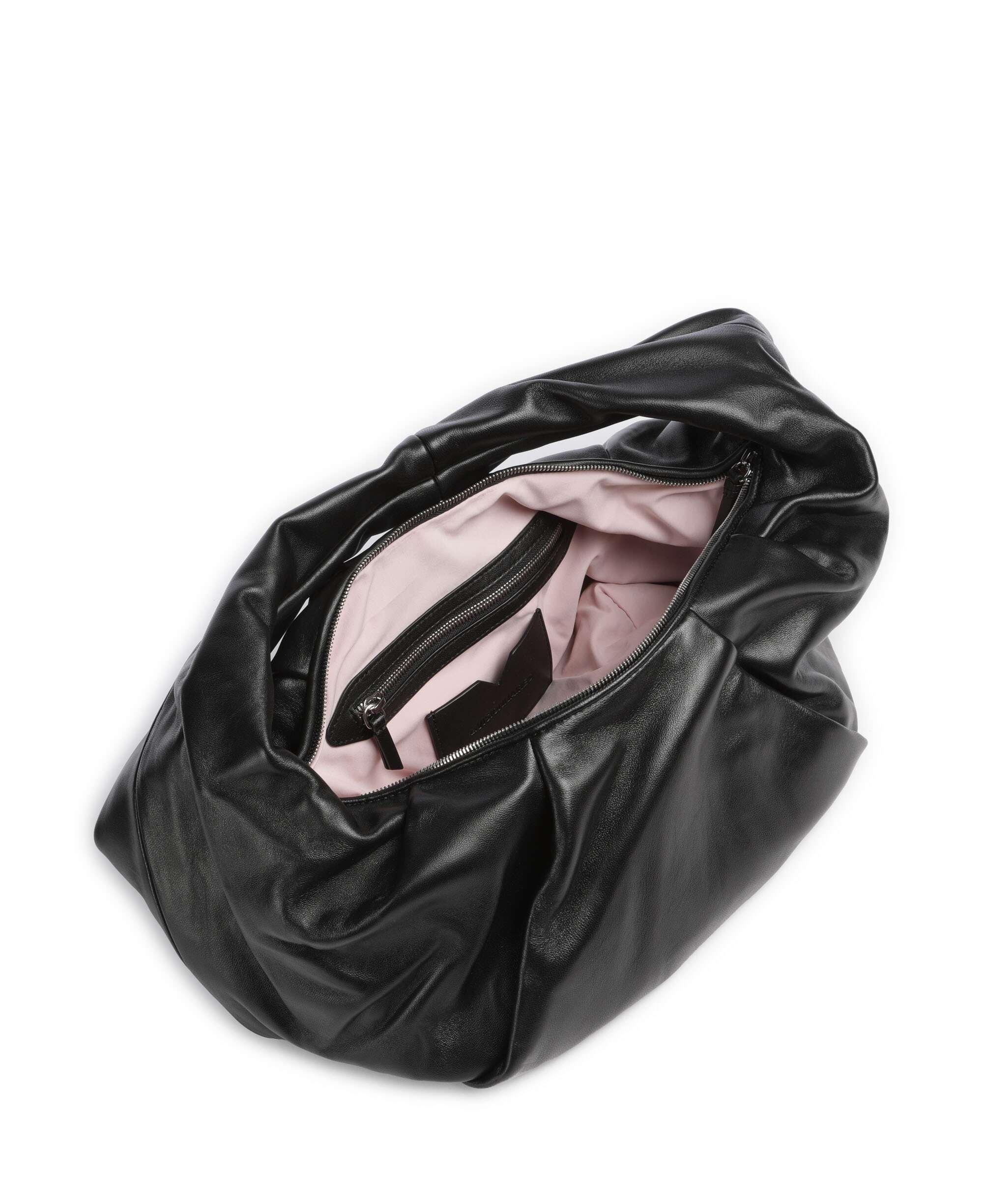 Les Visionnaires Greta Essential Silky Hobo tas black - Image 5