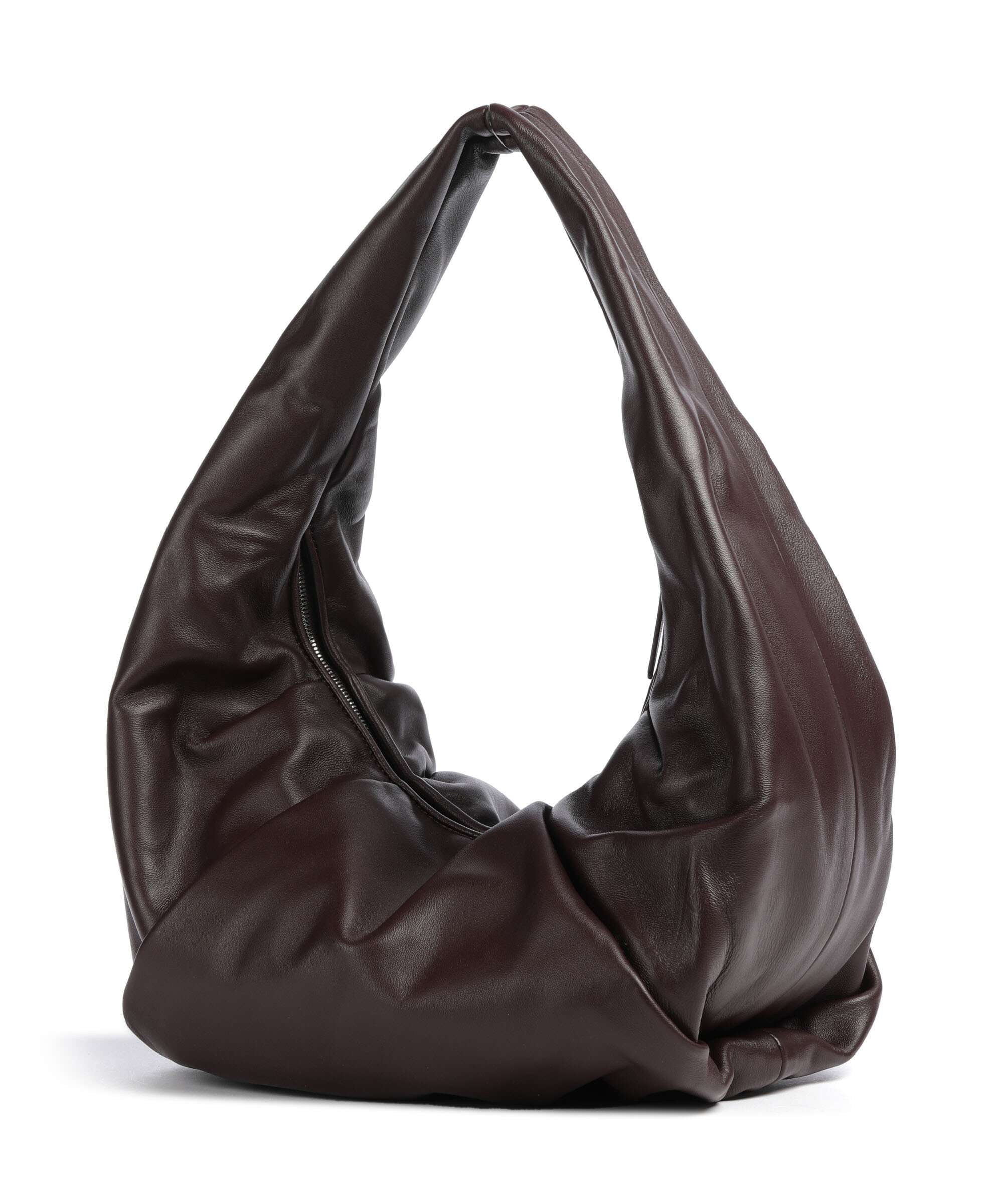 Les Visionnaires Greta Essential Silky Hobo tas aubergine - Image 2