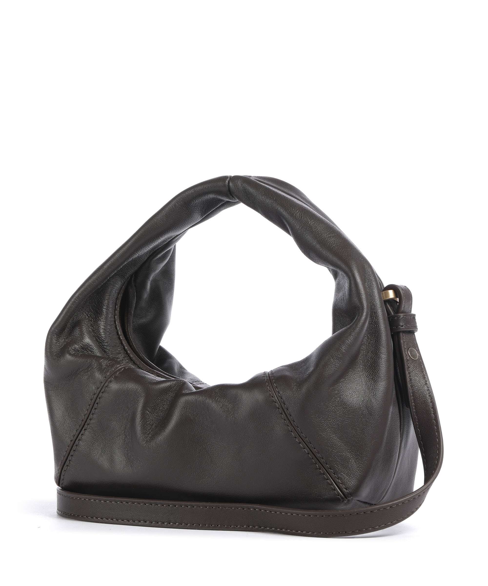 Les Visionnaires Greta Icon Cinkle Silky Handtas chocolate brown - Image 2