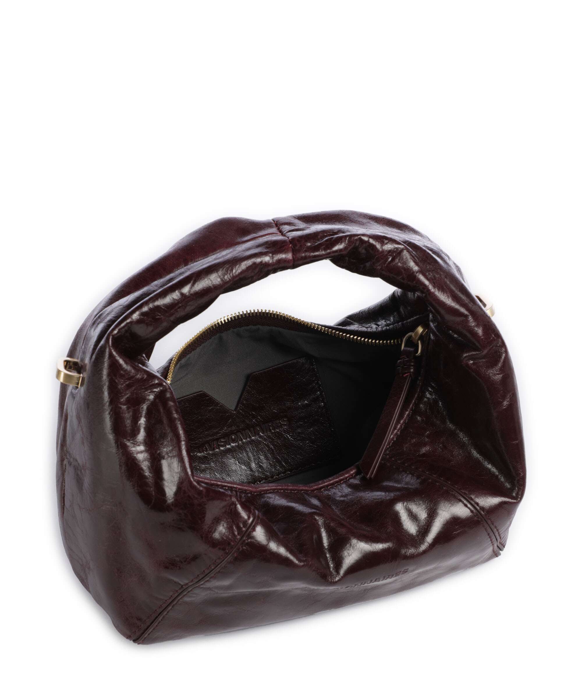 Les Visionnaires Greta Icon Crikle Mini Handtas bordeaux red - Image 6
