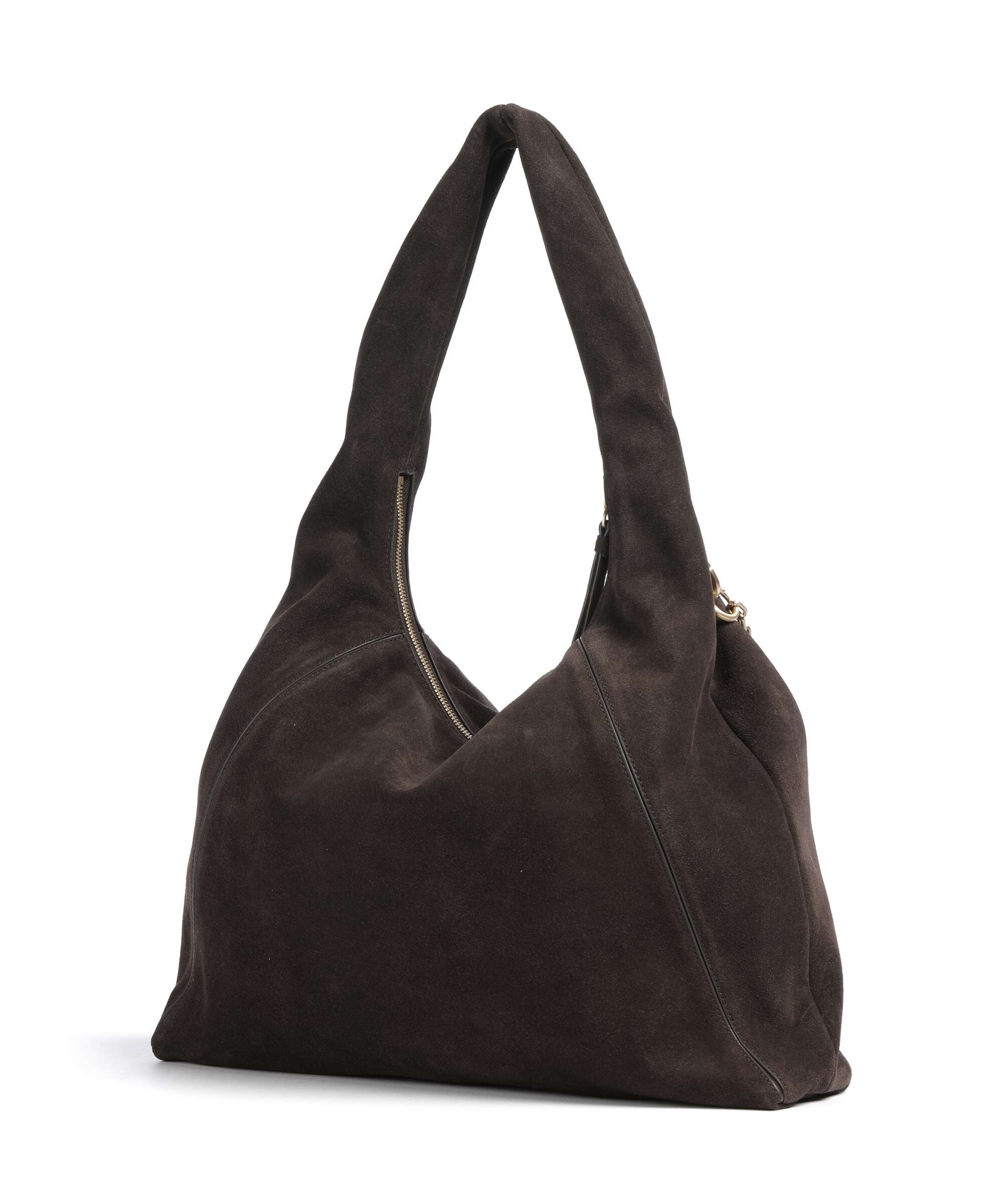 Les Visionnaires Jade Cozy Chain Hobo tas dark brown - Image 2