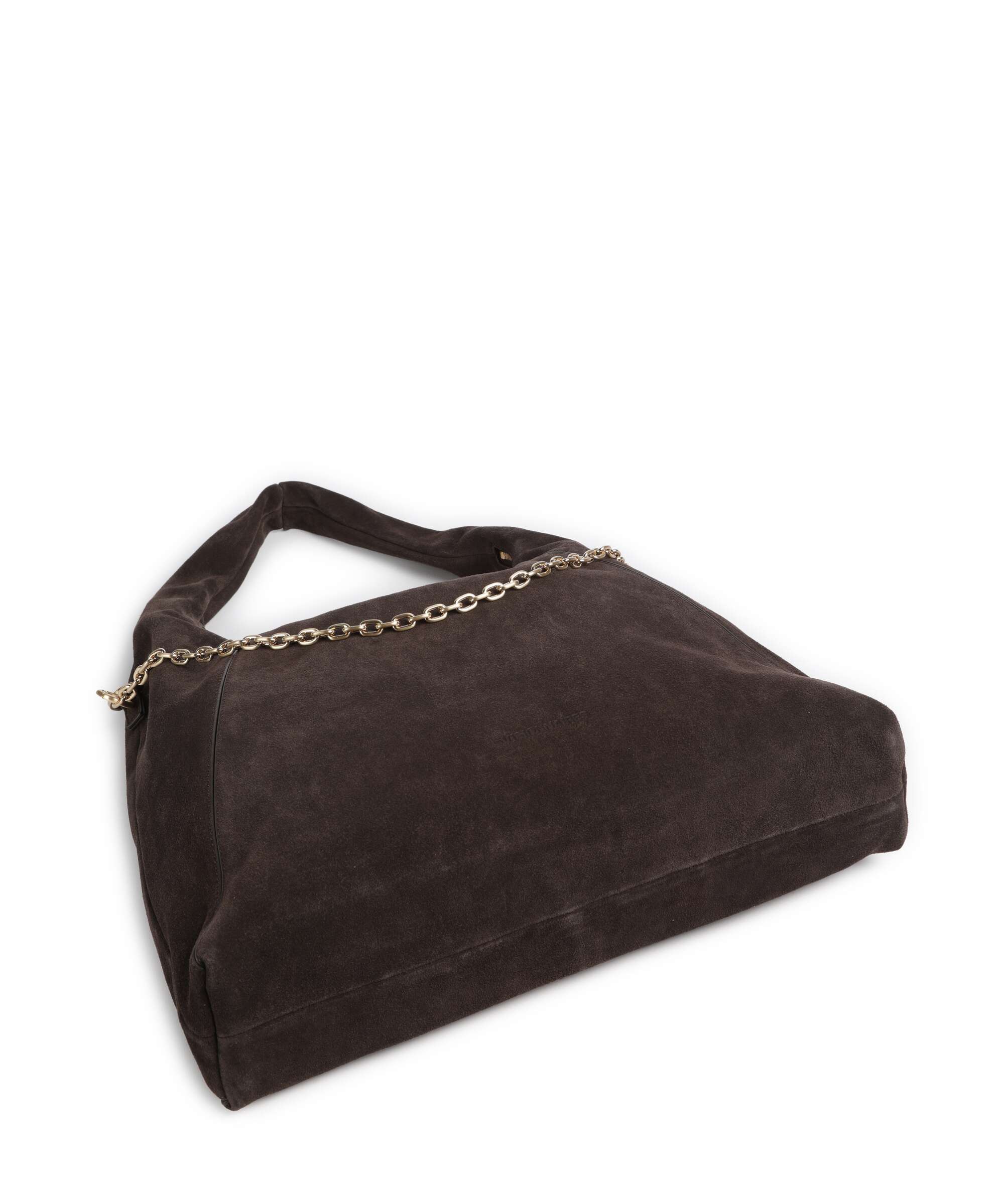 Les Visionnaires Jade Cozy Chain Hobo tas dark brown - Image 5