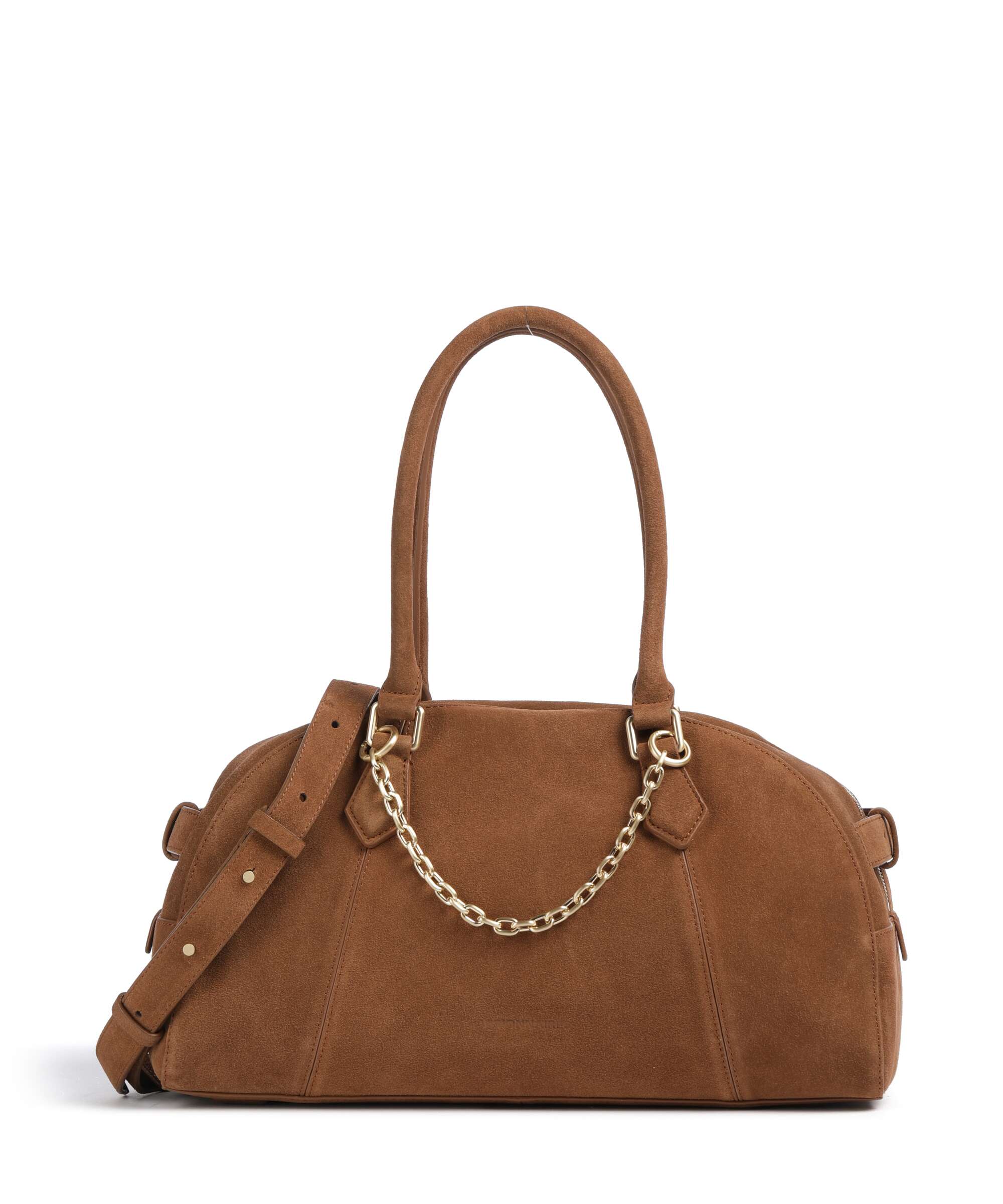 Les Visionnaires Odette Cozy Chain Handtas cognac