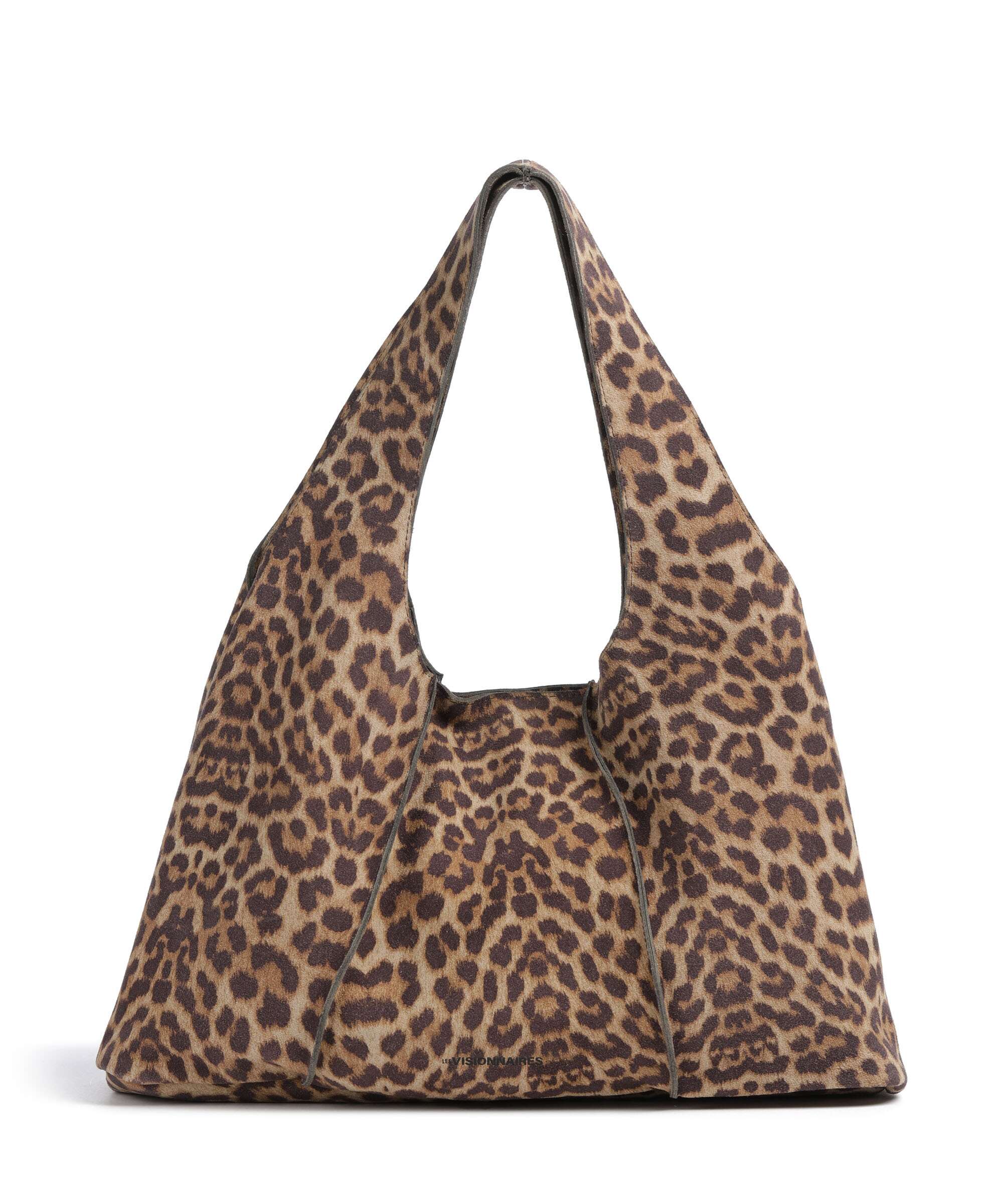Les Visionnaires Paz Essential Cozy Hobo tas leo print