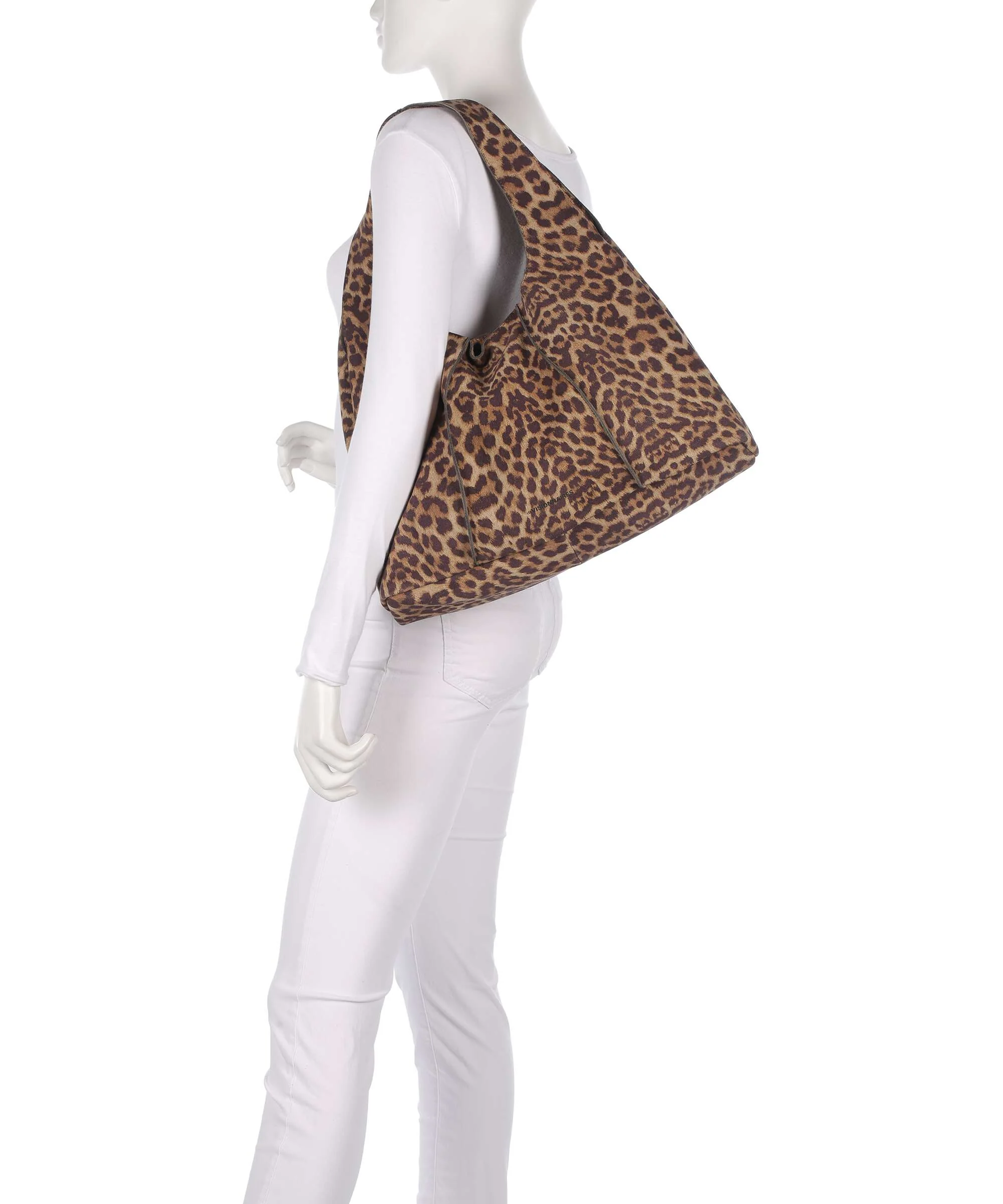Les Visionnaires Paz Essential Cozy Hobo tas leo print - Image 3