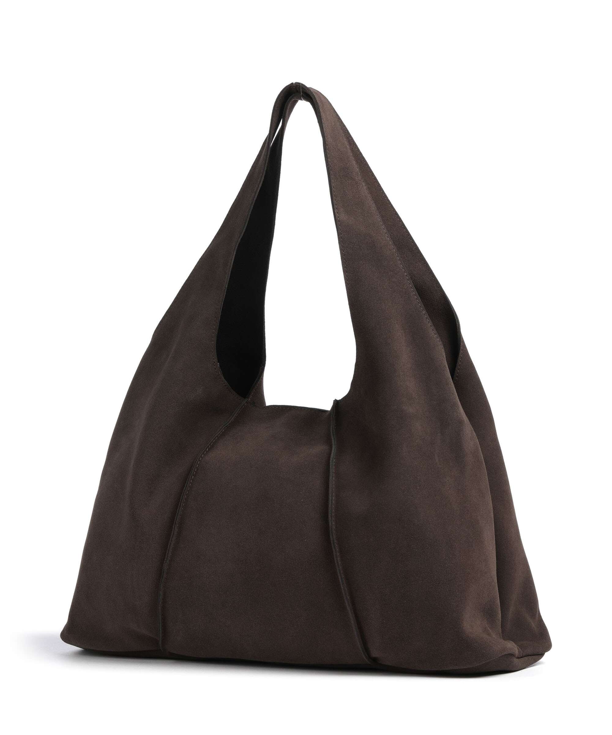 Les Visionnaires Paz Essential Cozy Hobo tas dark brown - Image 2